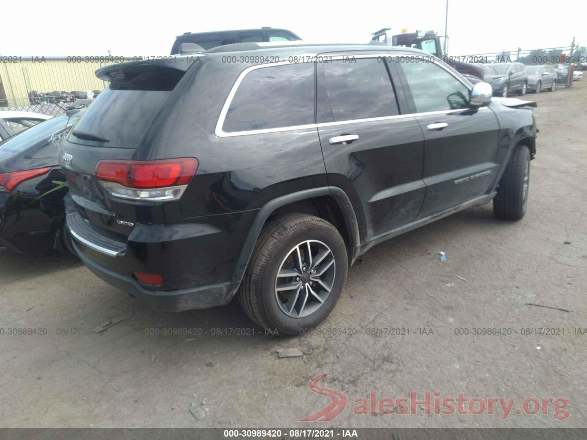 1C4RJFBG1LC364061 2020 JEEP GRAND CHEROKEE