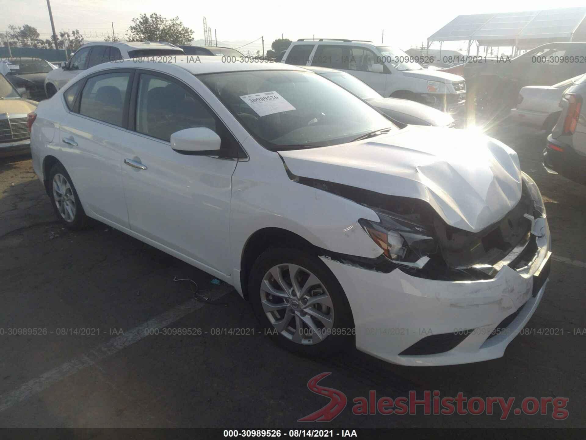 3N1AB7AP8KL607243 2019 NISSAN SENTRA