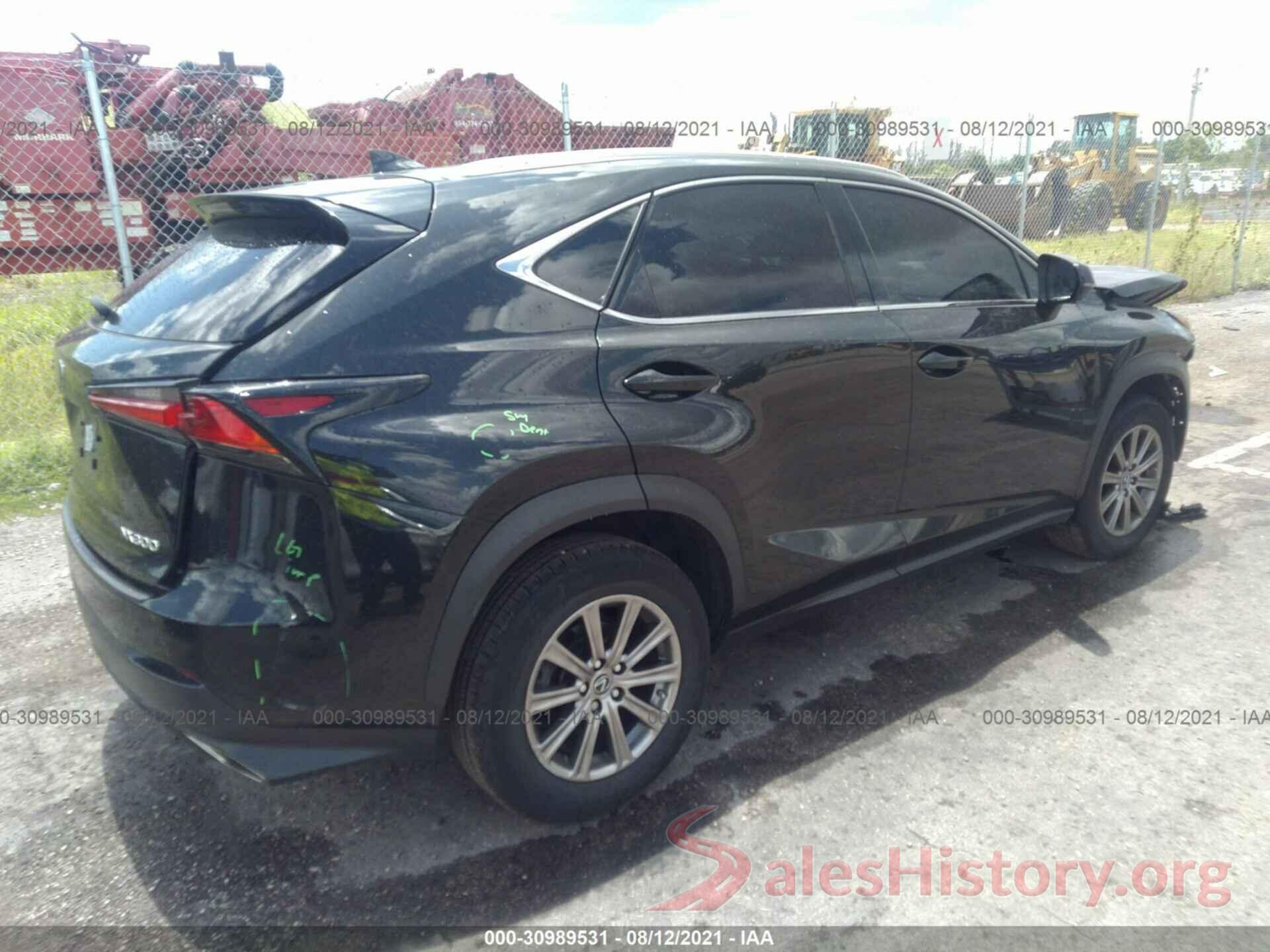 JTJYARBZ0K2130378 2019 LEXUS NX