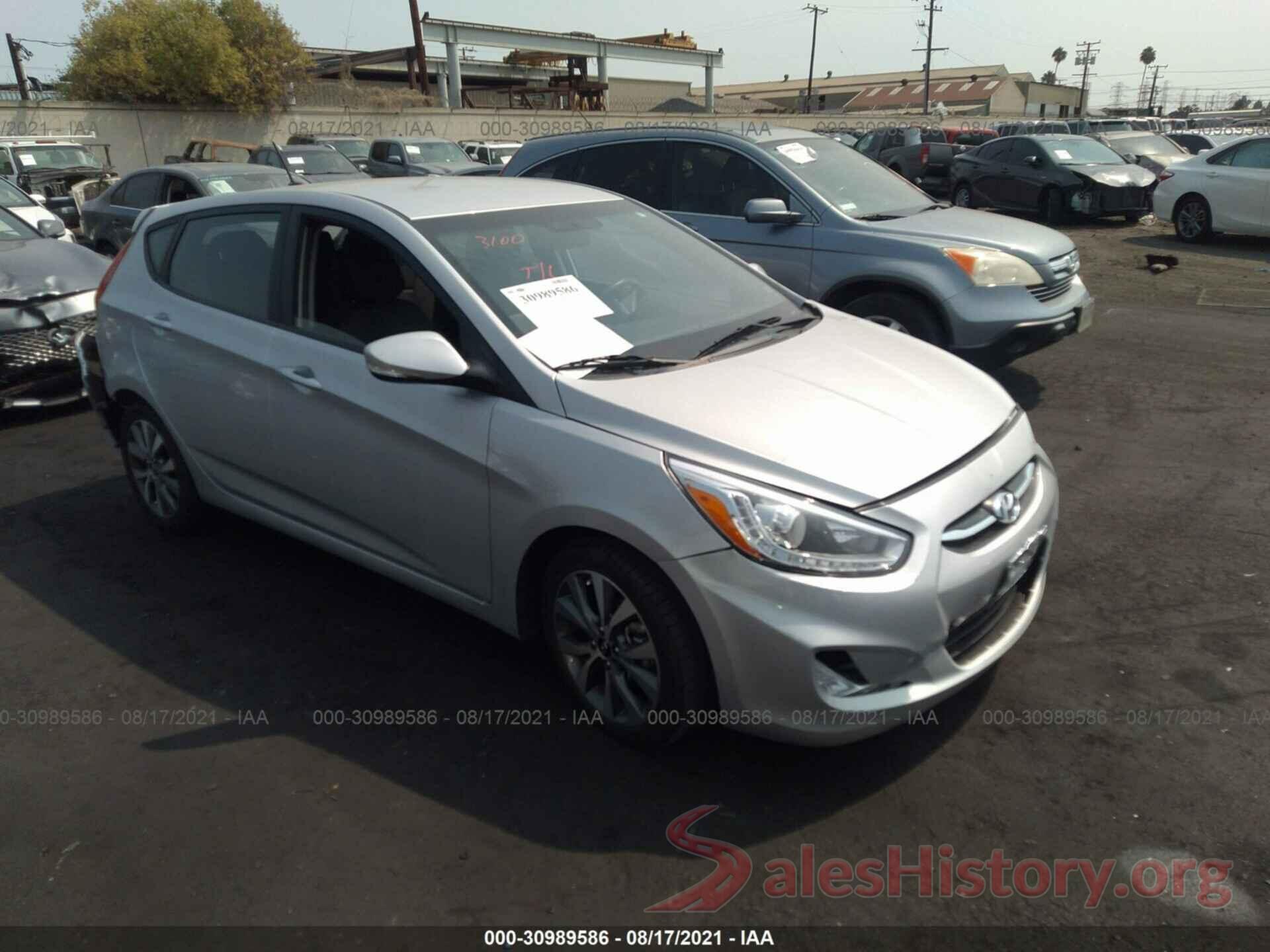 KMHCU5AE2GU264635 2016 HYUNDAI ACCENT