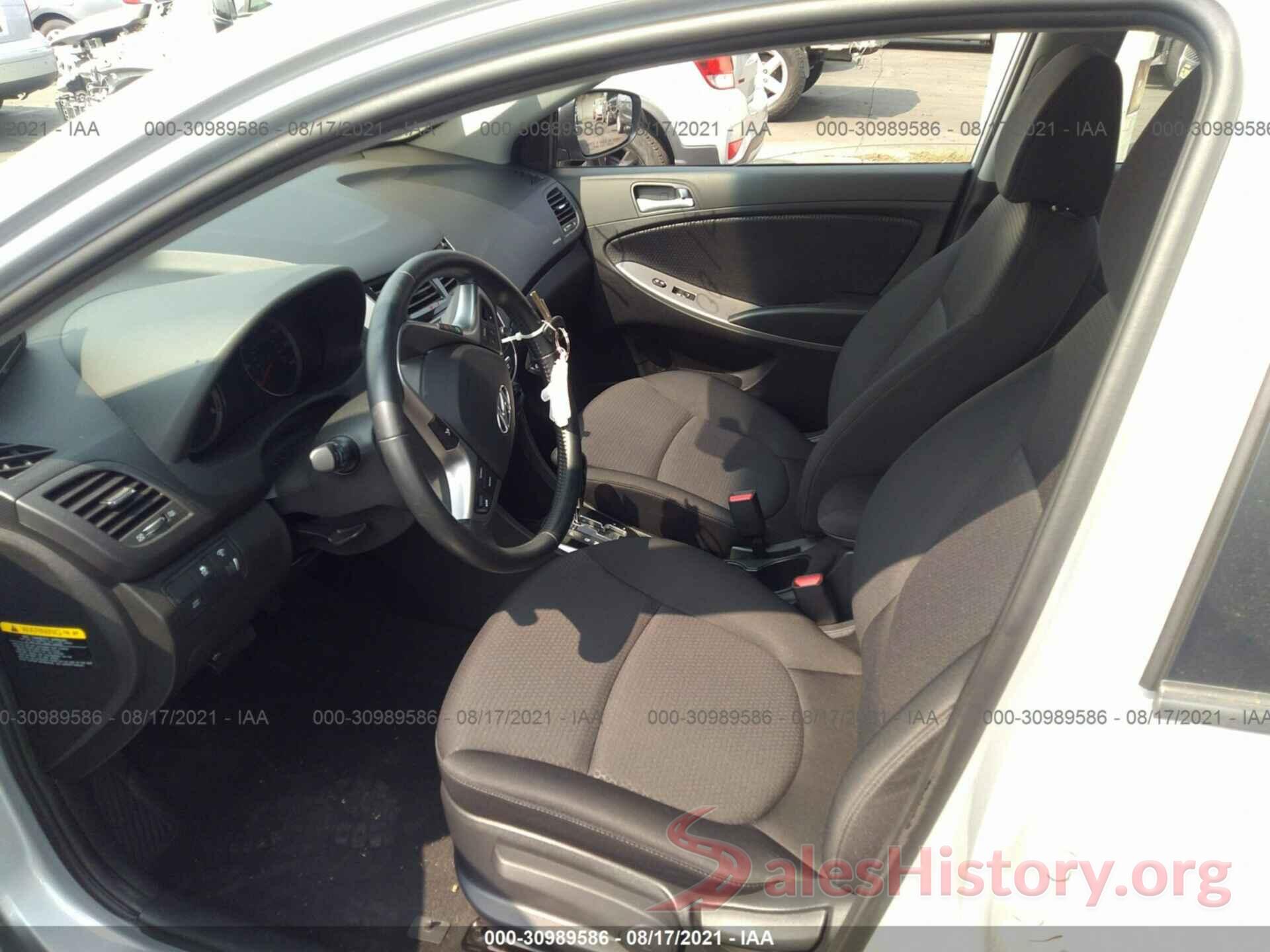 KMHCU5AE2GU264635 2016 HYUNDAI ACCENT