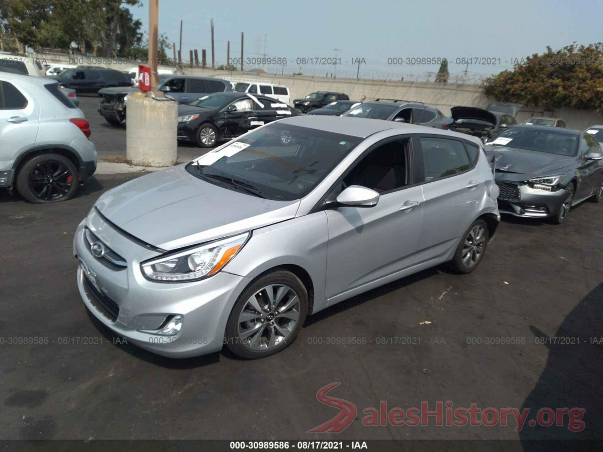 KMHCU5AE2GU264635 2016 HYUNDAI ACCENT