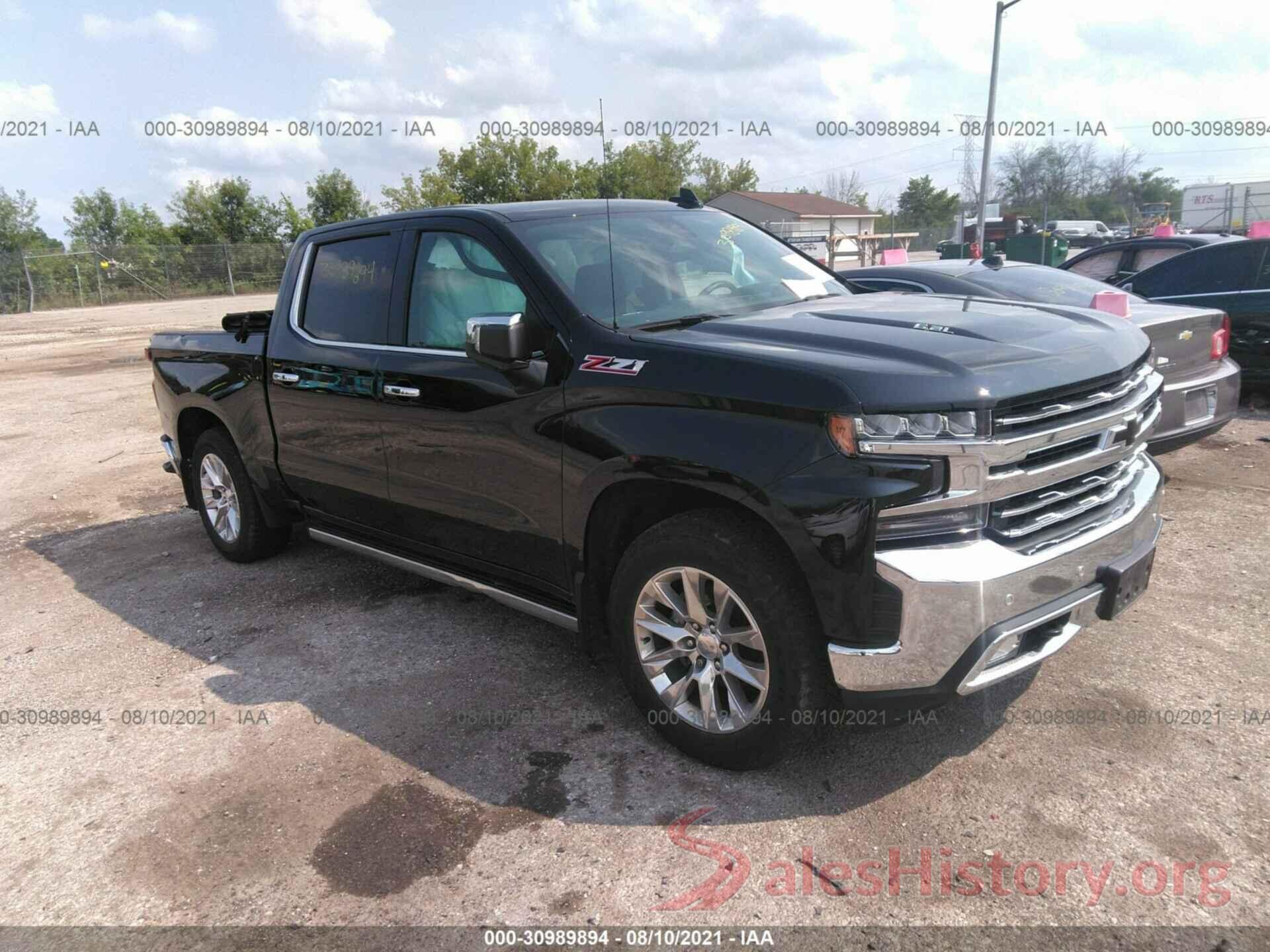 1GCUYGEL8KZ289732 2019 CHEVROLET SILVERADO 1500