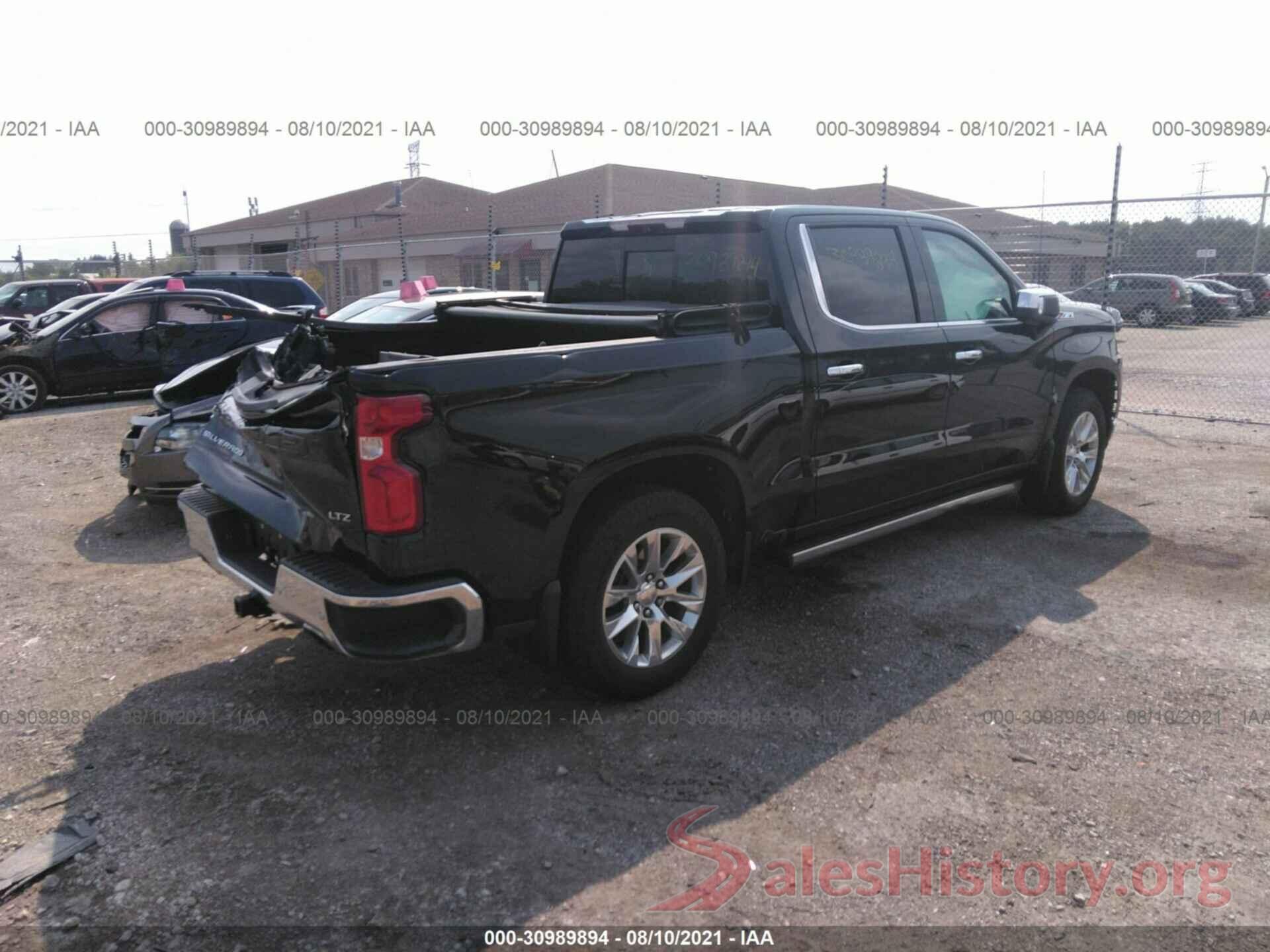 1GCUYGEL8KZ289732 2019 CHEVROLET SILVERADO 1500