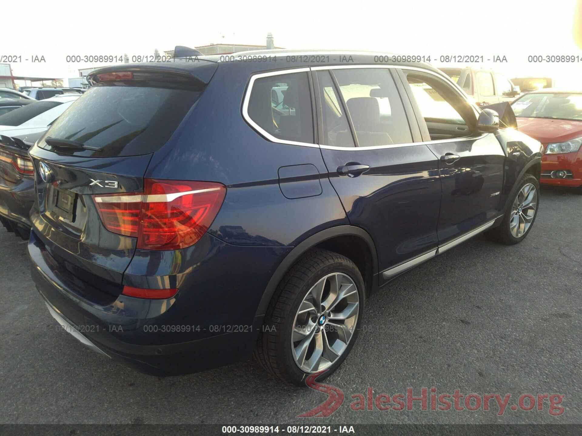 5UXWX9C33H0W67610 2017 BMW X3