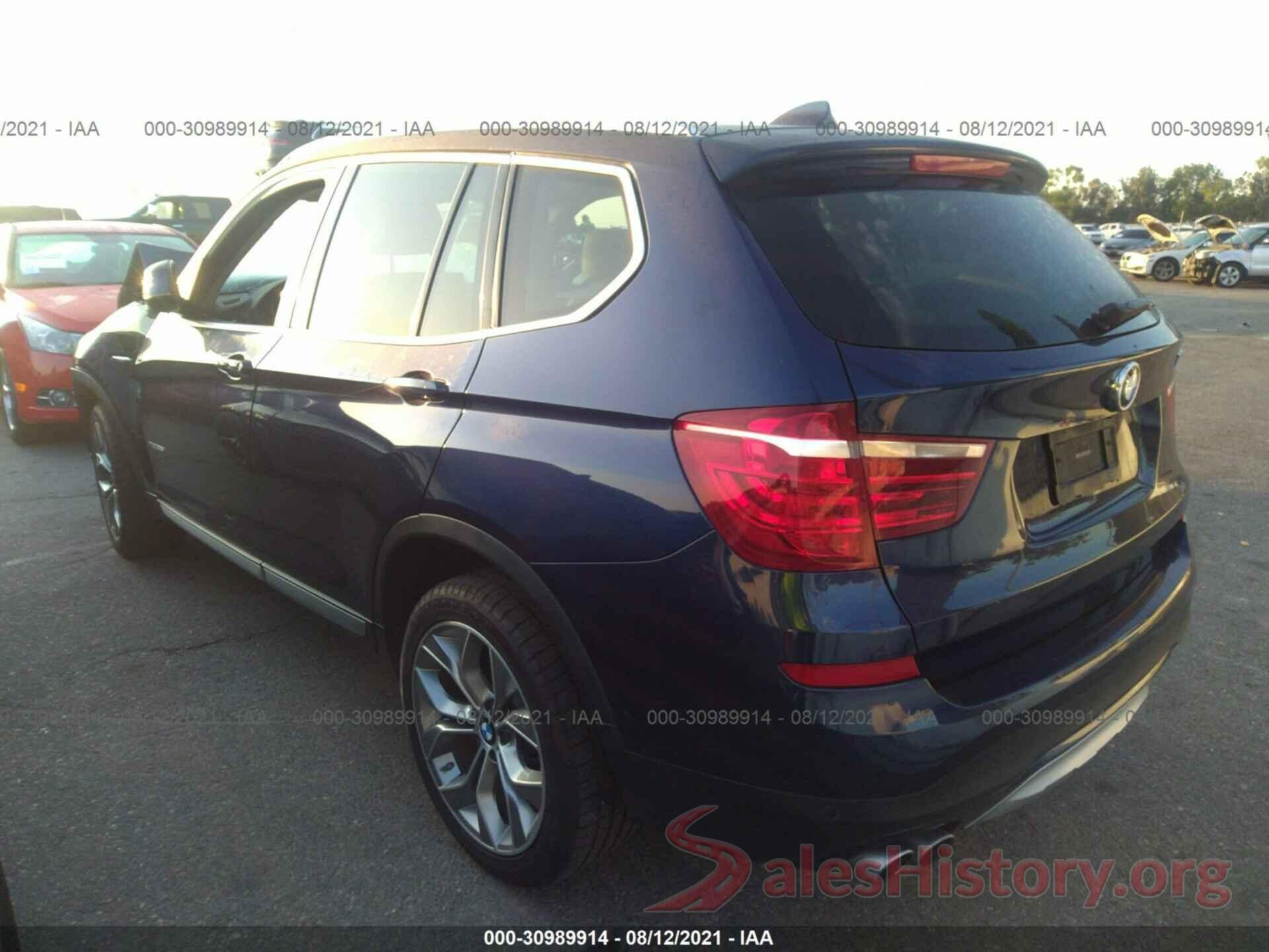 5UXWX9C33H0W67610 2017 BMW X3