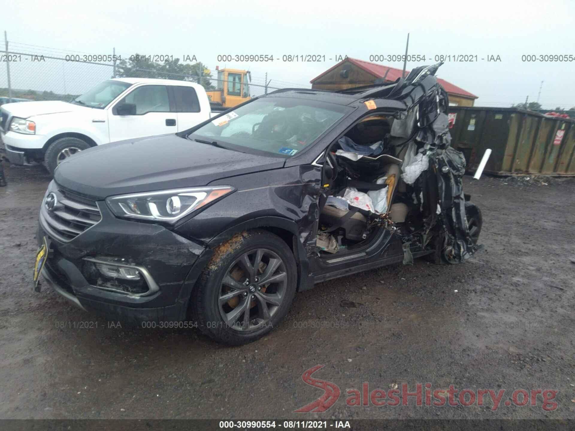 5XYZWDLA2JG515837 2018 HYUNDAI SANTA FE SPORT