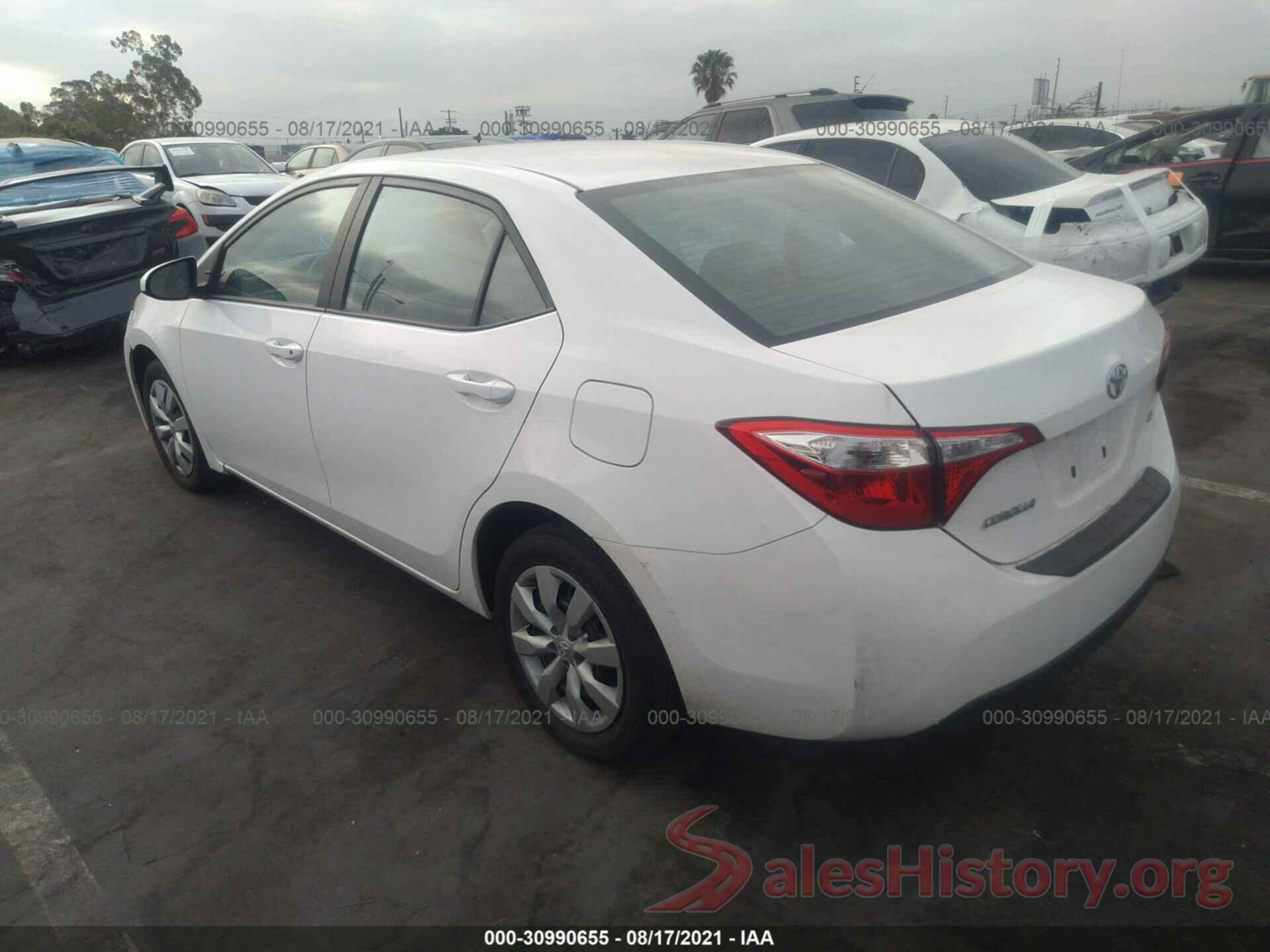 2T1BURHE1GC554505 2016 TOYOTA COROLLA