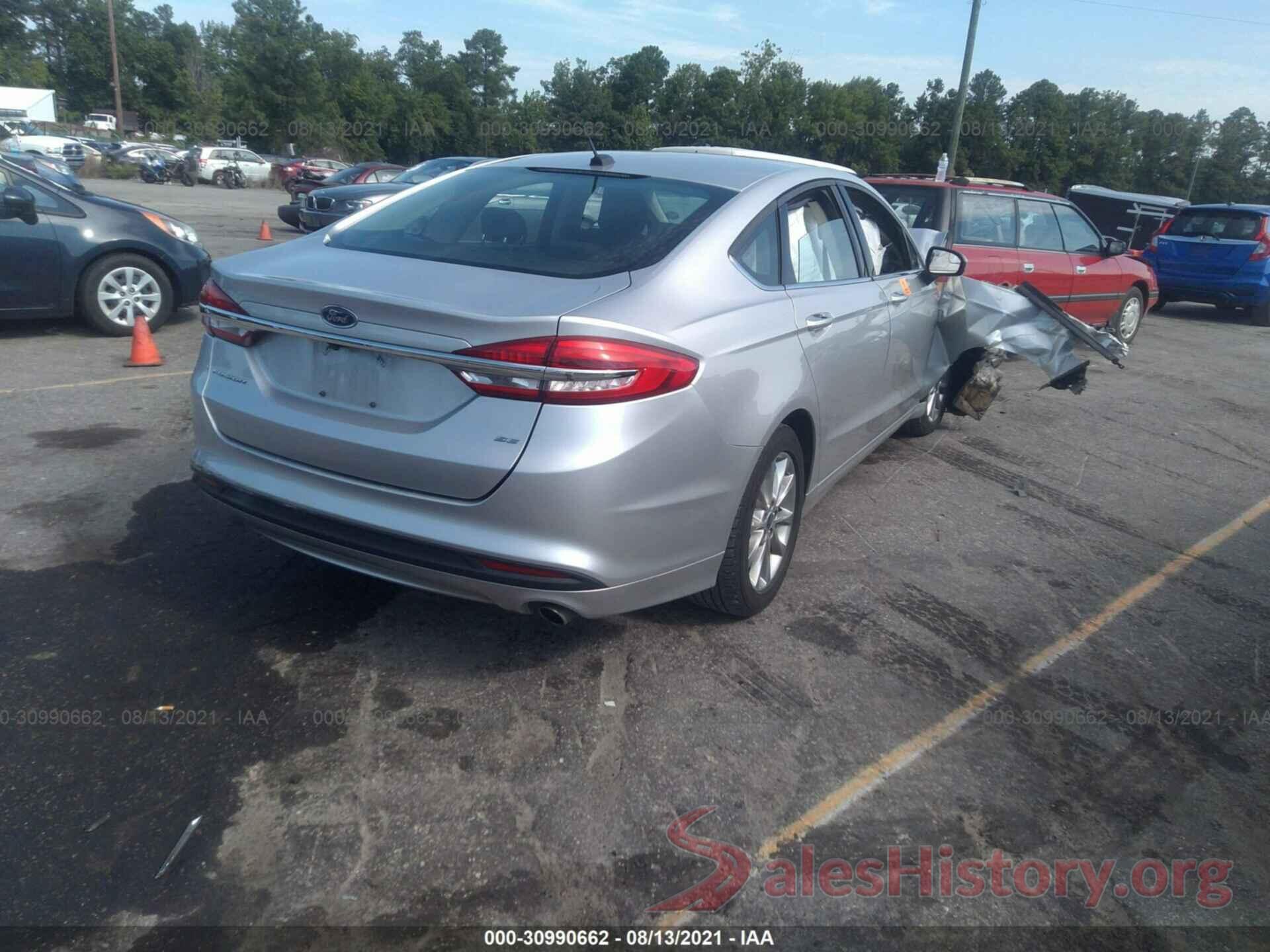 3FA6P0H7XHR265520 2017 FORD FUSION