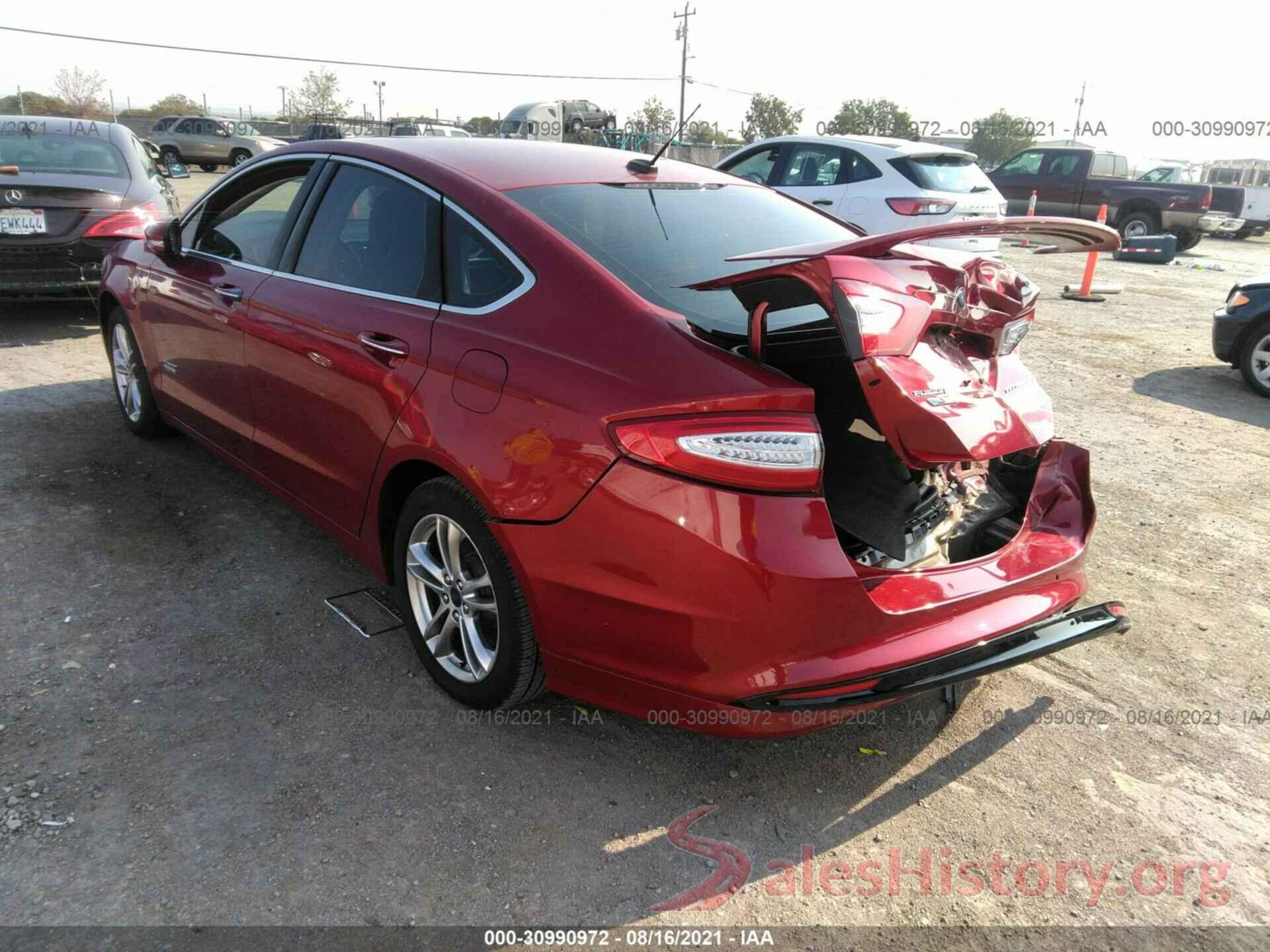 3FA6P0SU1GR235898 2016 FORD FUSION ENERGI