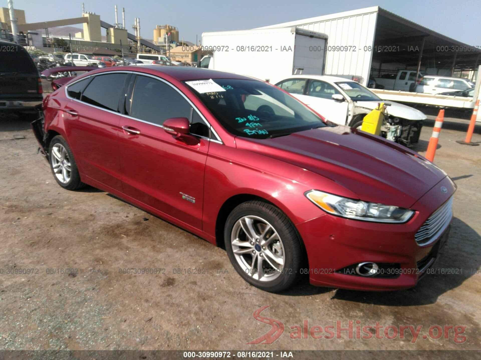 3FA6P0SU1GR235898 2016 FORD FUSION ENERGI