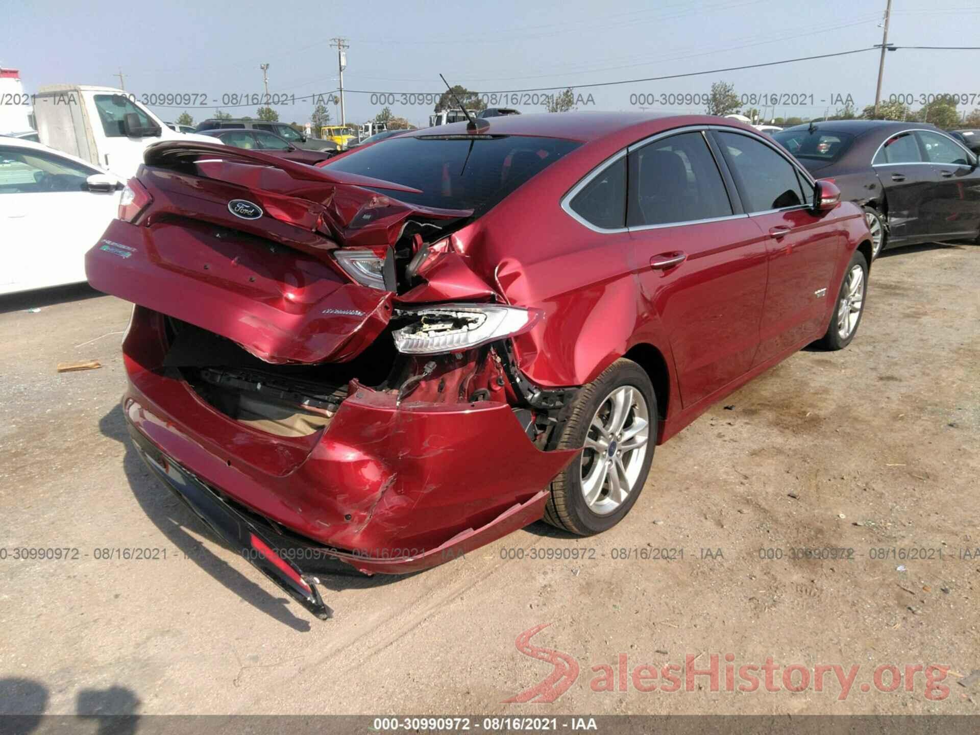 3FA6P0SU1GR235898 2016 FORD FUSION ENERGI