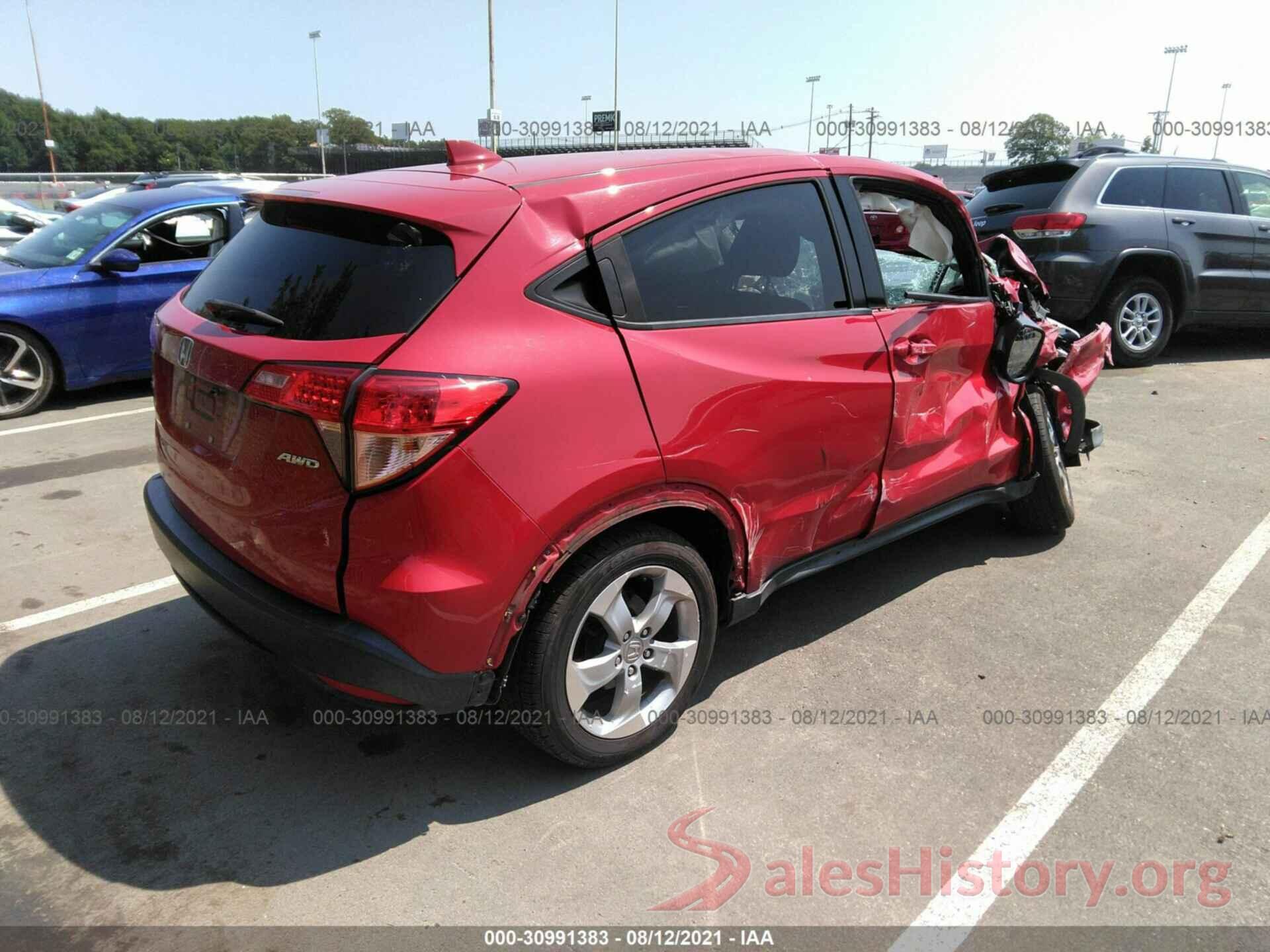 3CZRU6H5XGM725752 2016 HONDA HR-V