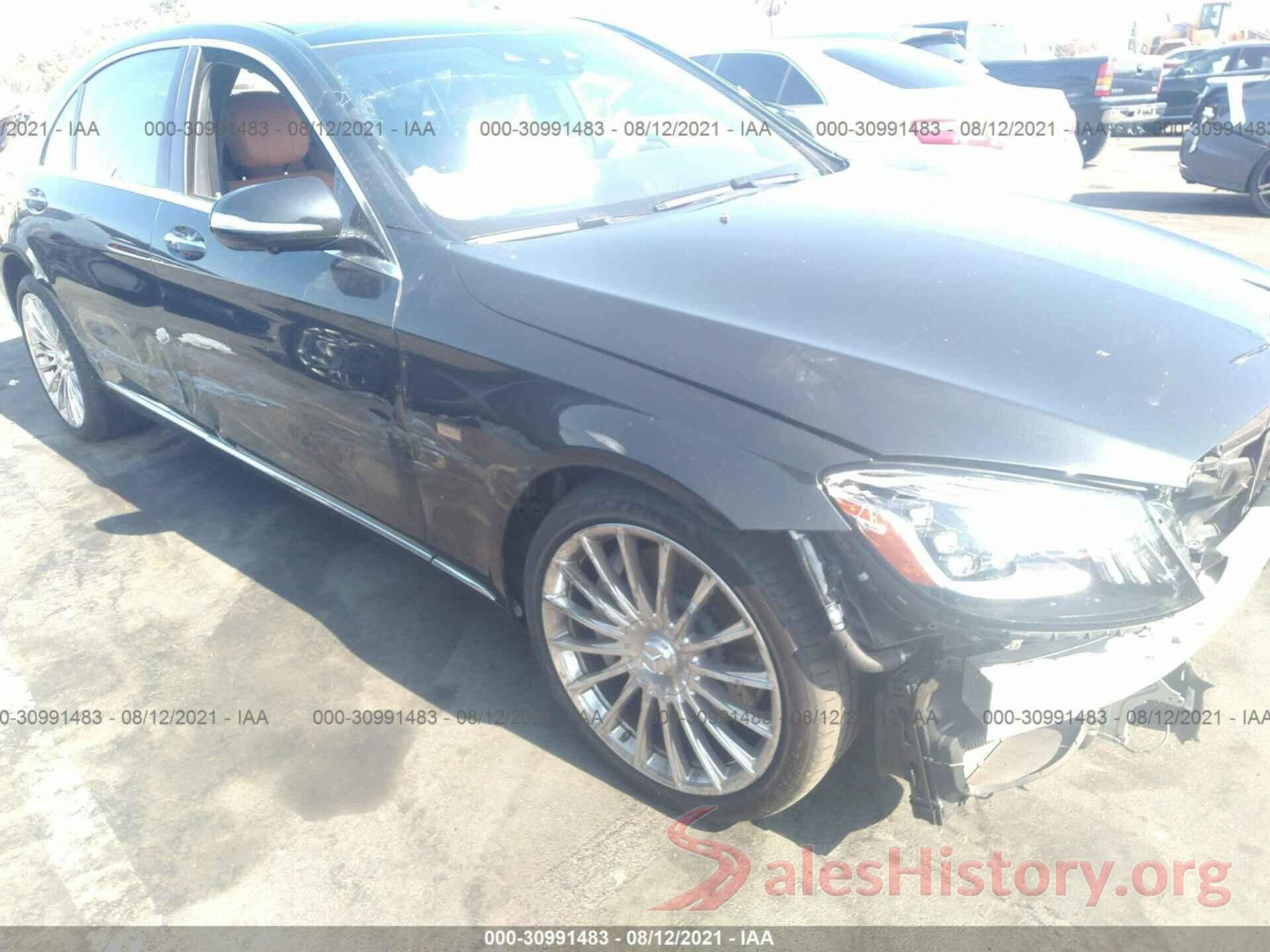 WDDUG8DB8KA432734 2019 MERCEDES-BENZ S-CLASS