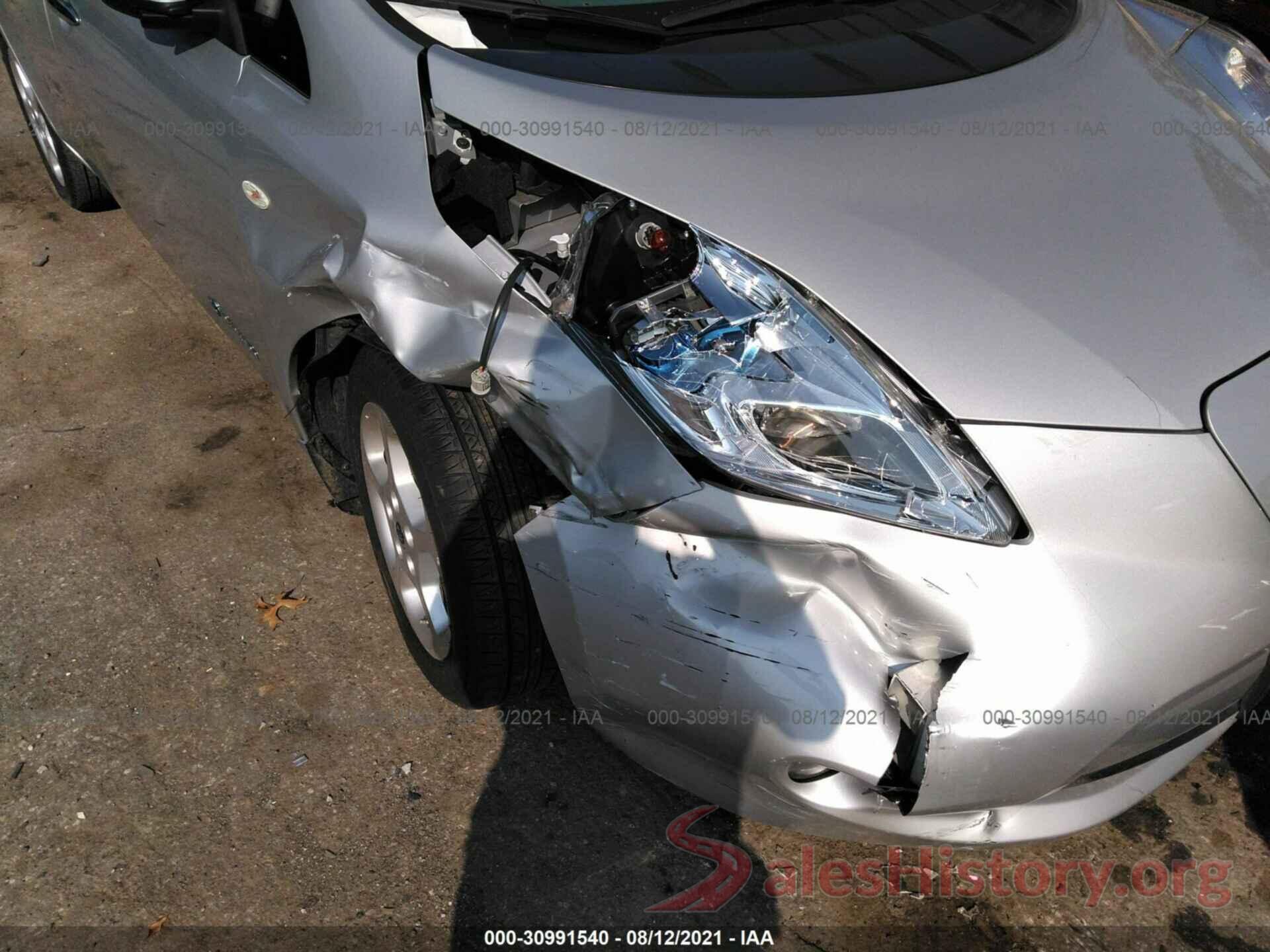 JN1AZ0CP4CT016940 2012 NISSAN LEAF