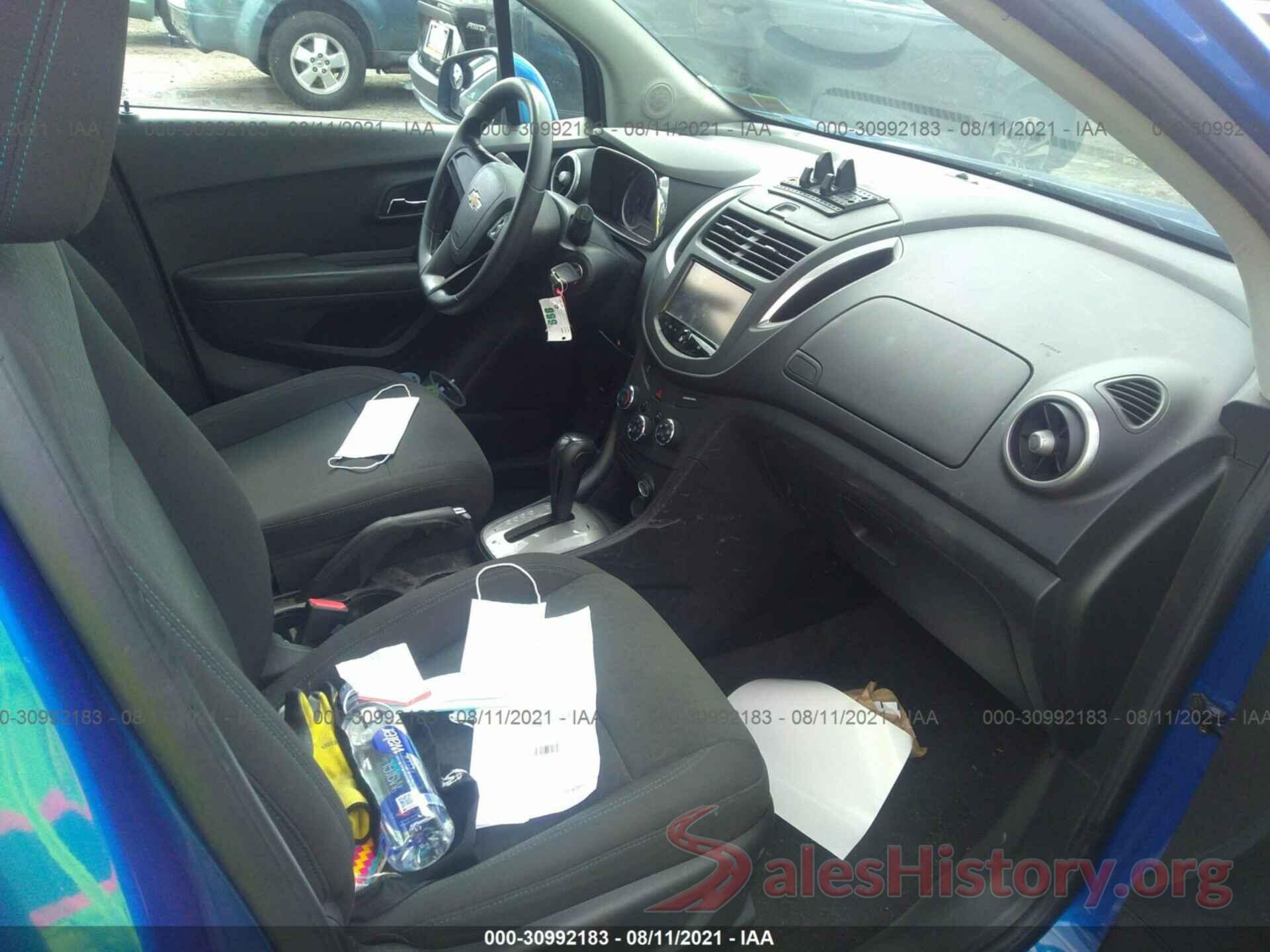 KL7CJKSB5GB758576 2016 CHEVROLET TRAX