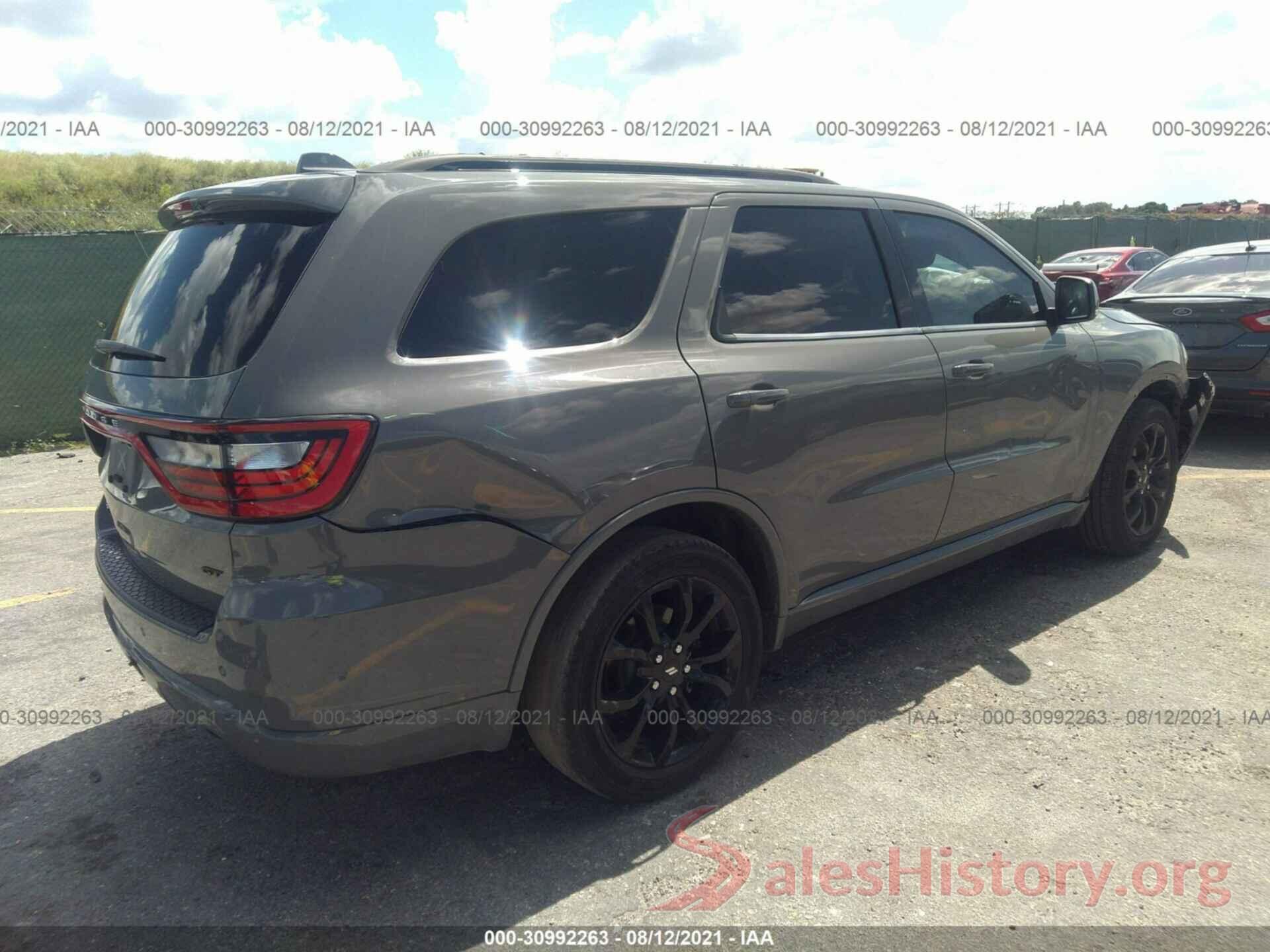 1C4RDHDG7KC604938 2019 DODGE DURANGO