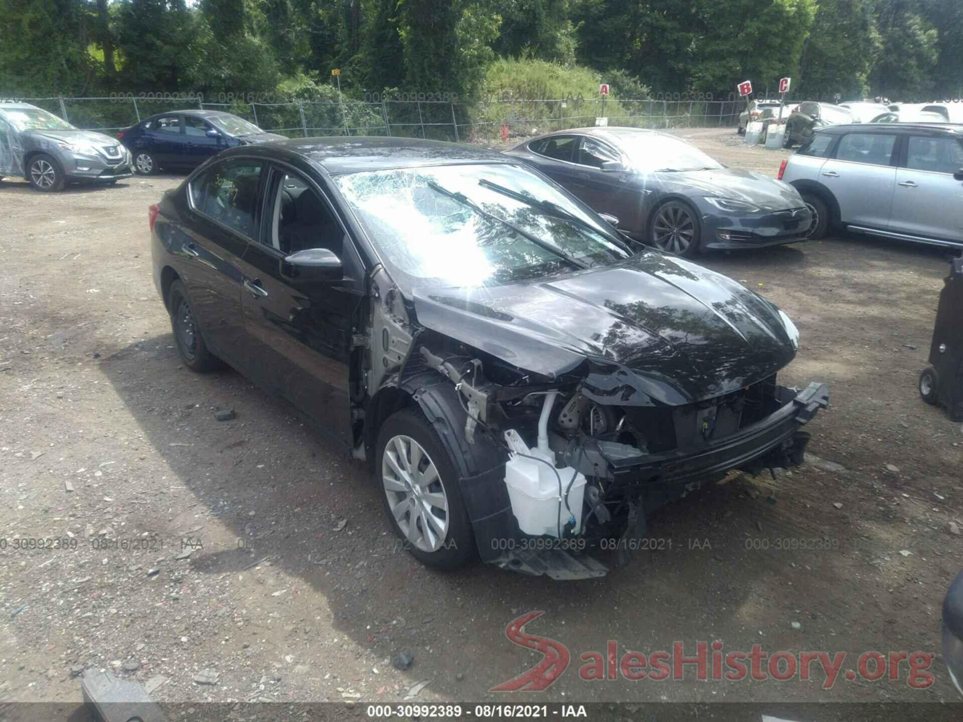 3N1AB7AP7KY267909 2019 NISSAN SENTRA