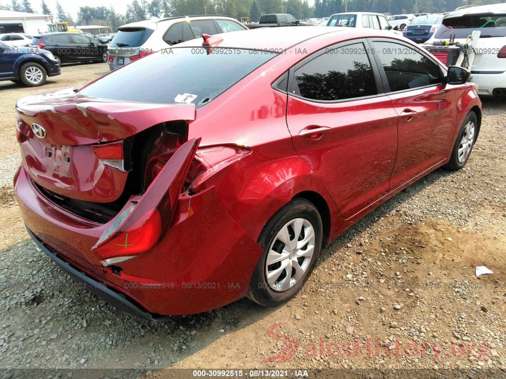 5NPDH4AE1GH687868 2016 HYUNDAI ELANTRA