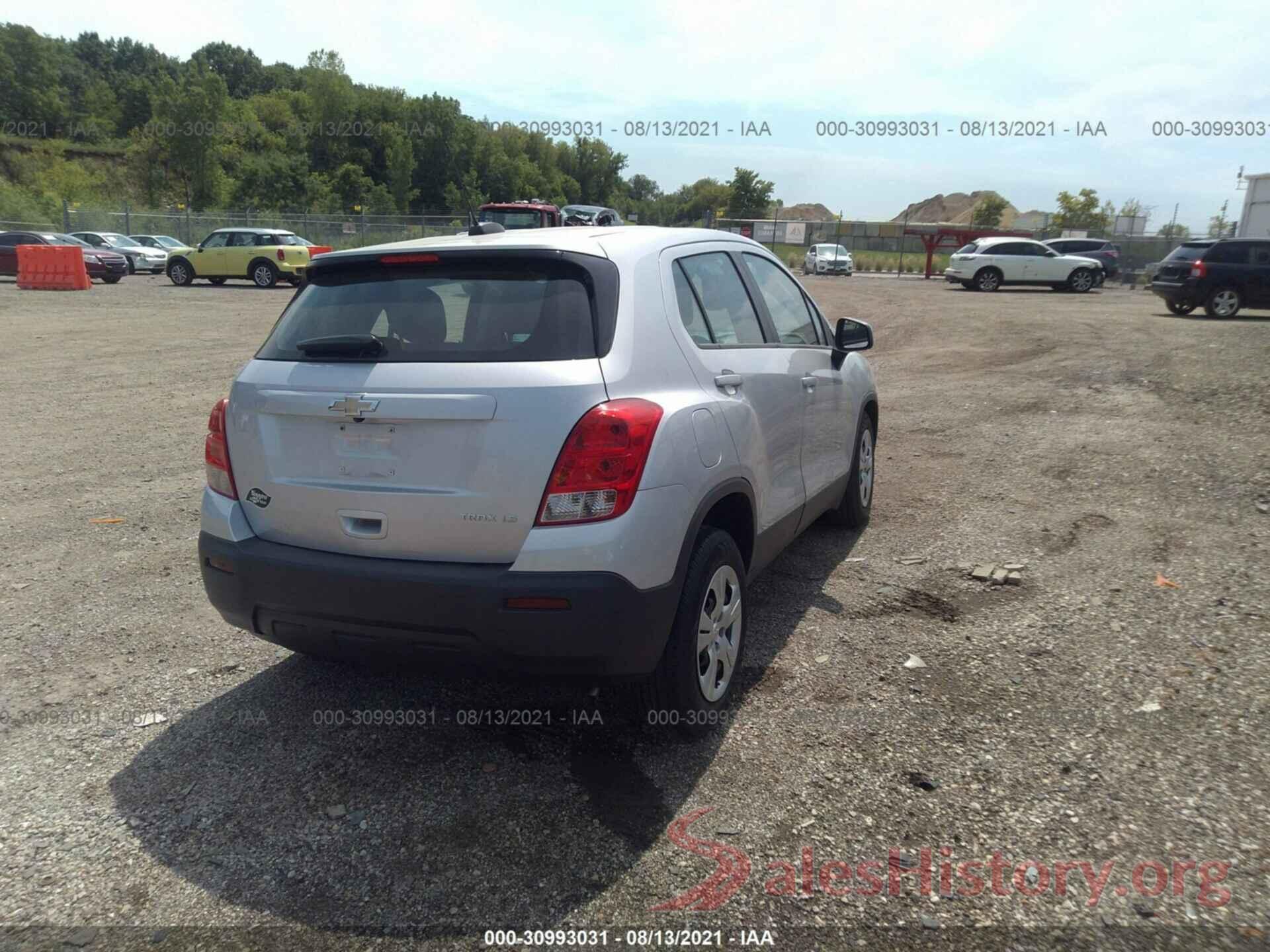 3GNCJKSB4GL249782 2016 CHEVROLET TRAX