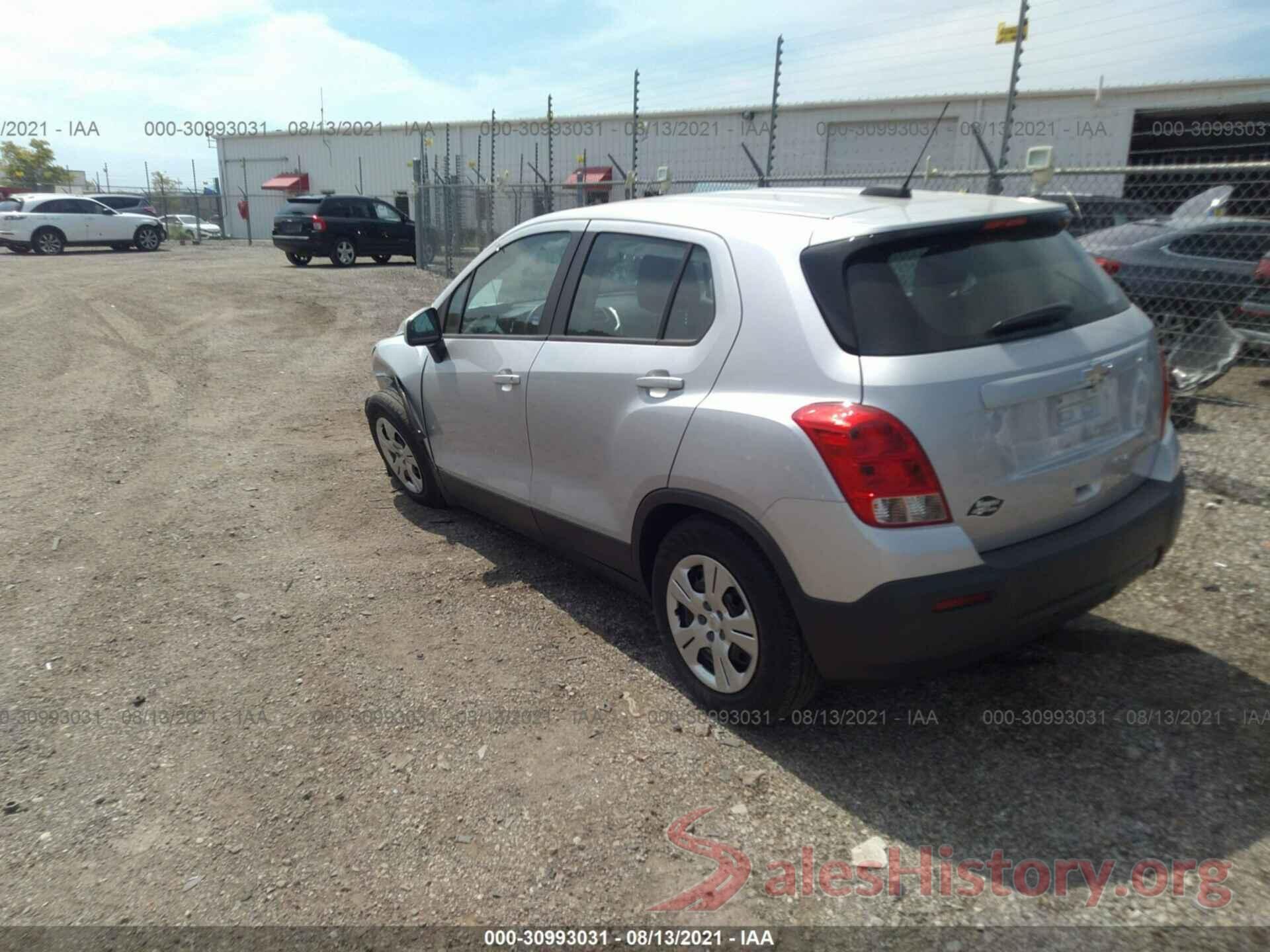 3GNCJKSB4GL249782 2016 CHEVROLET TRAX