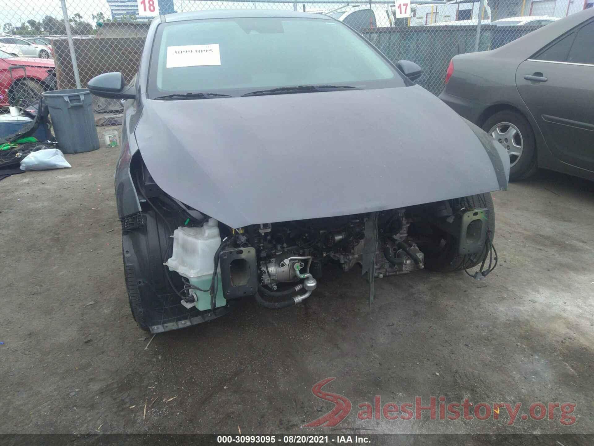 3KPF24AD7LE150809 2020 KIA FORTE