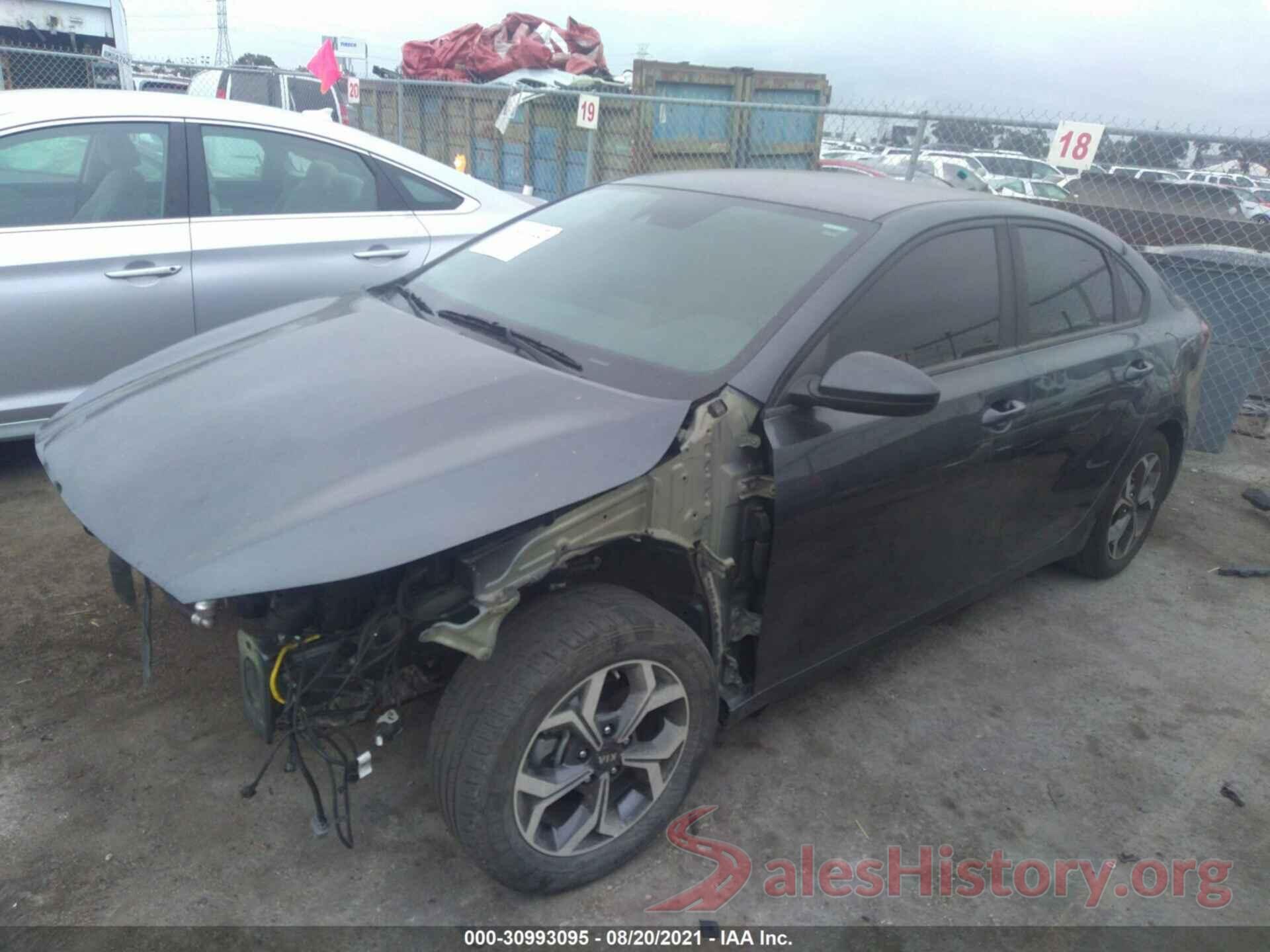 3KPF24AD7LE150809 2020 KIA FORTE