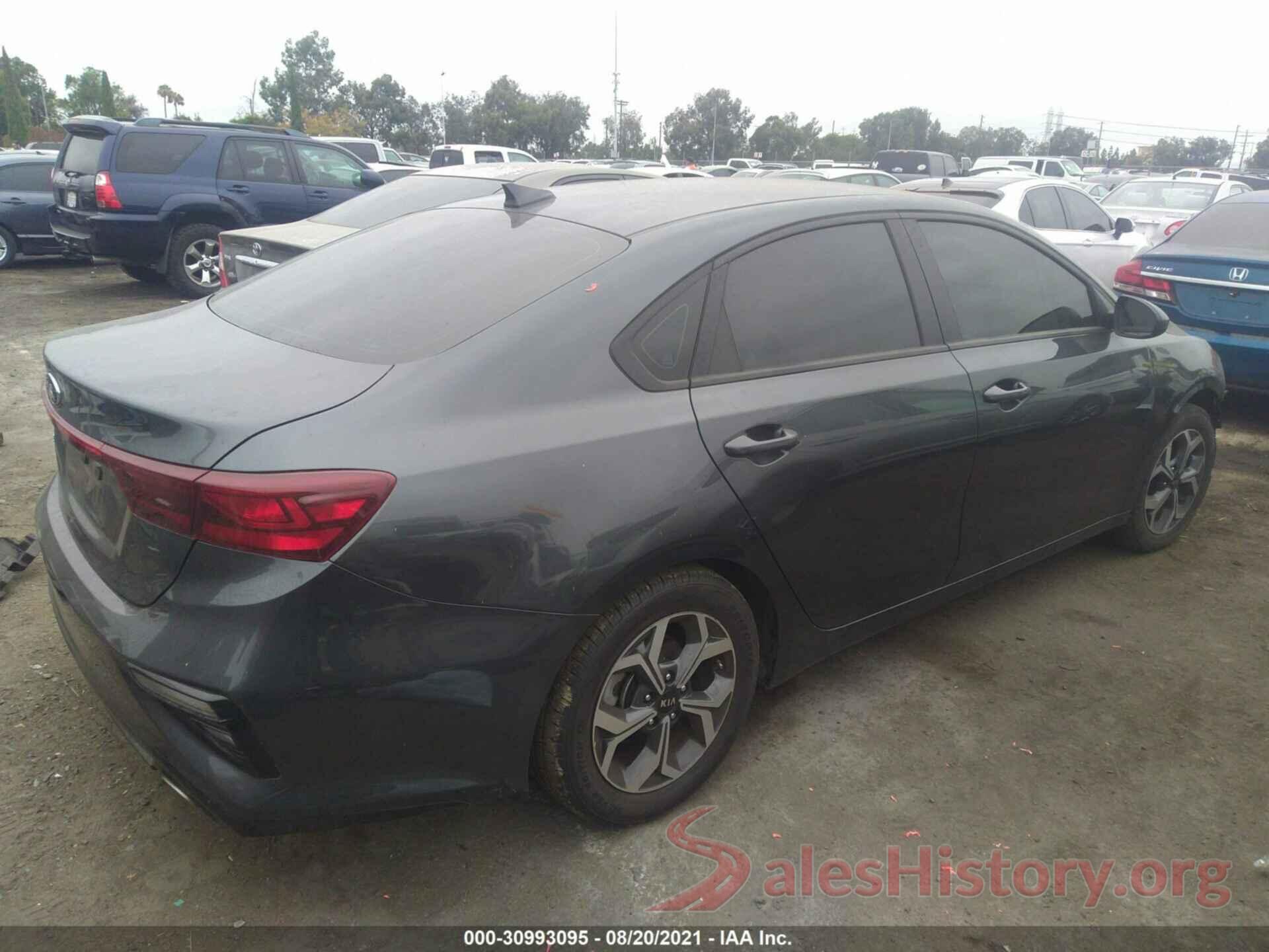 3KPF24AD7LE150809 2020 KIA FORTE