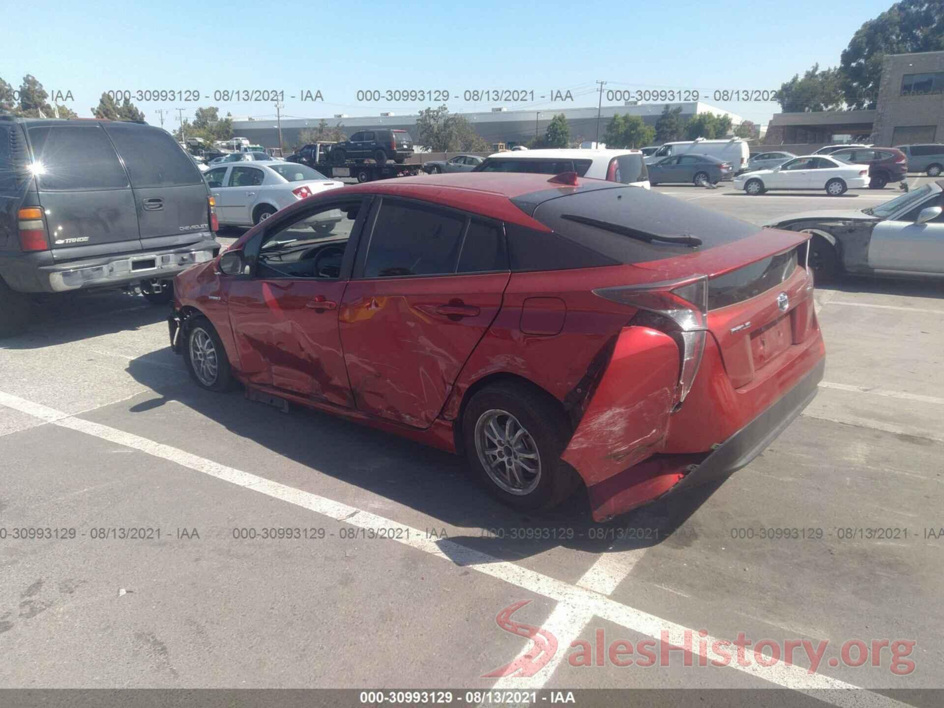 JTDKBRFU9H3545724 2017 TOYOTA PRIUS