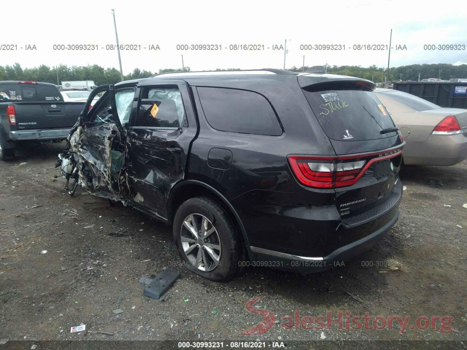 1C4RDJDGXGC480422 2016 DODGE DURANGO