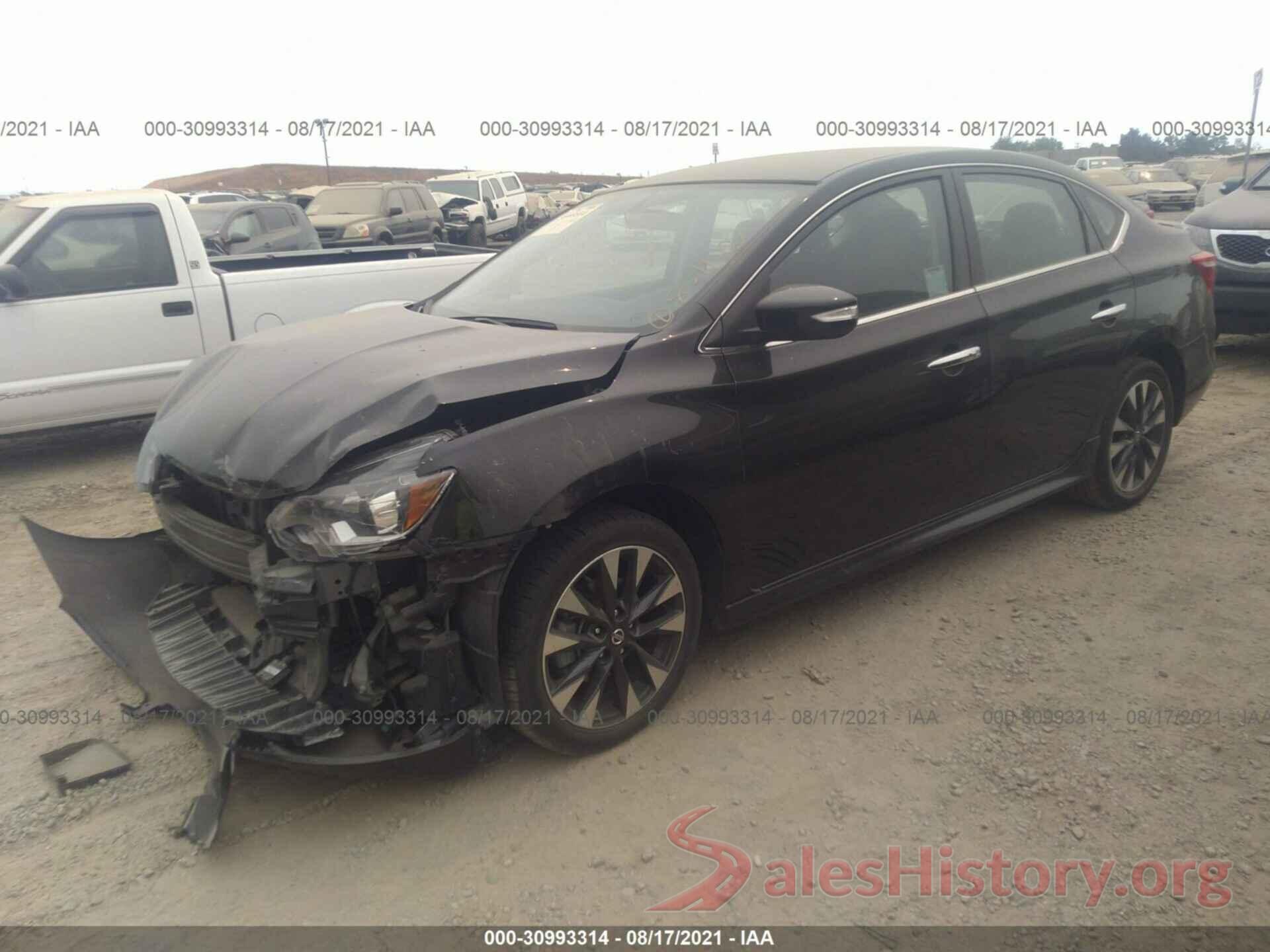 3N1AB7AP7KY372420 2019 NISSAN SENTRA