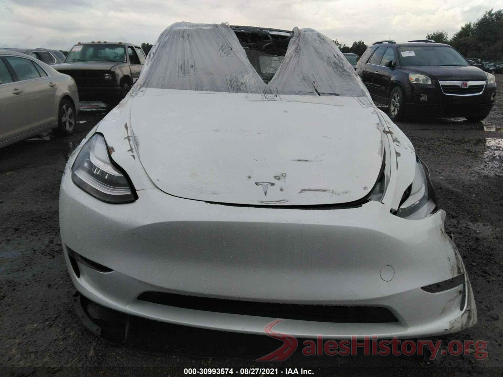 5YJYGDEE0MF224306 2021 TESLA MODEL Y