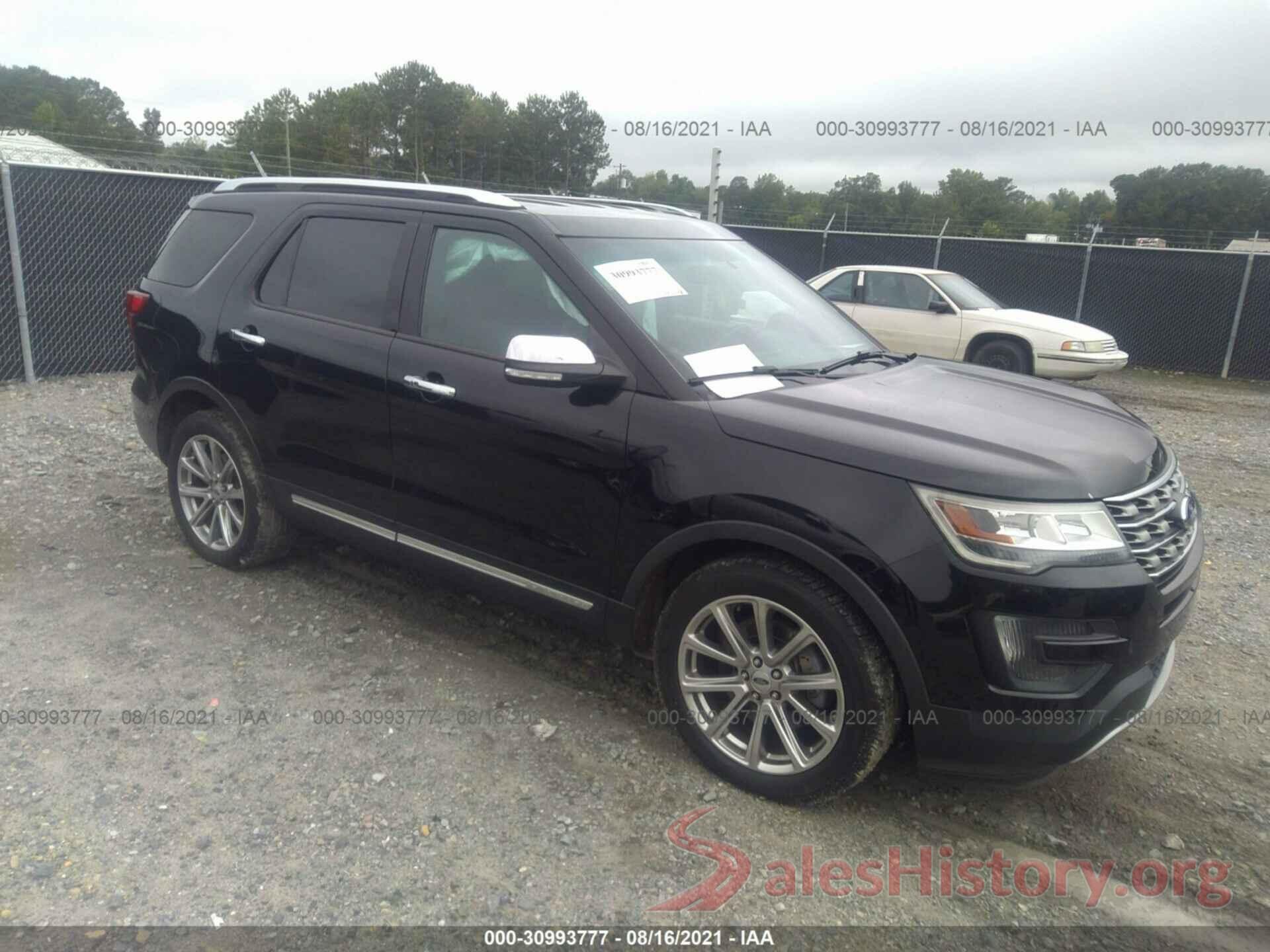 1FM5K7F82GGA26893 2016 FORD EXPLORER