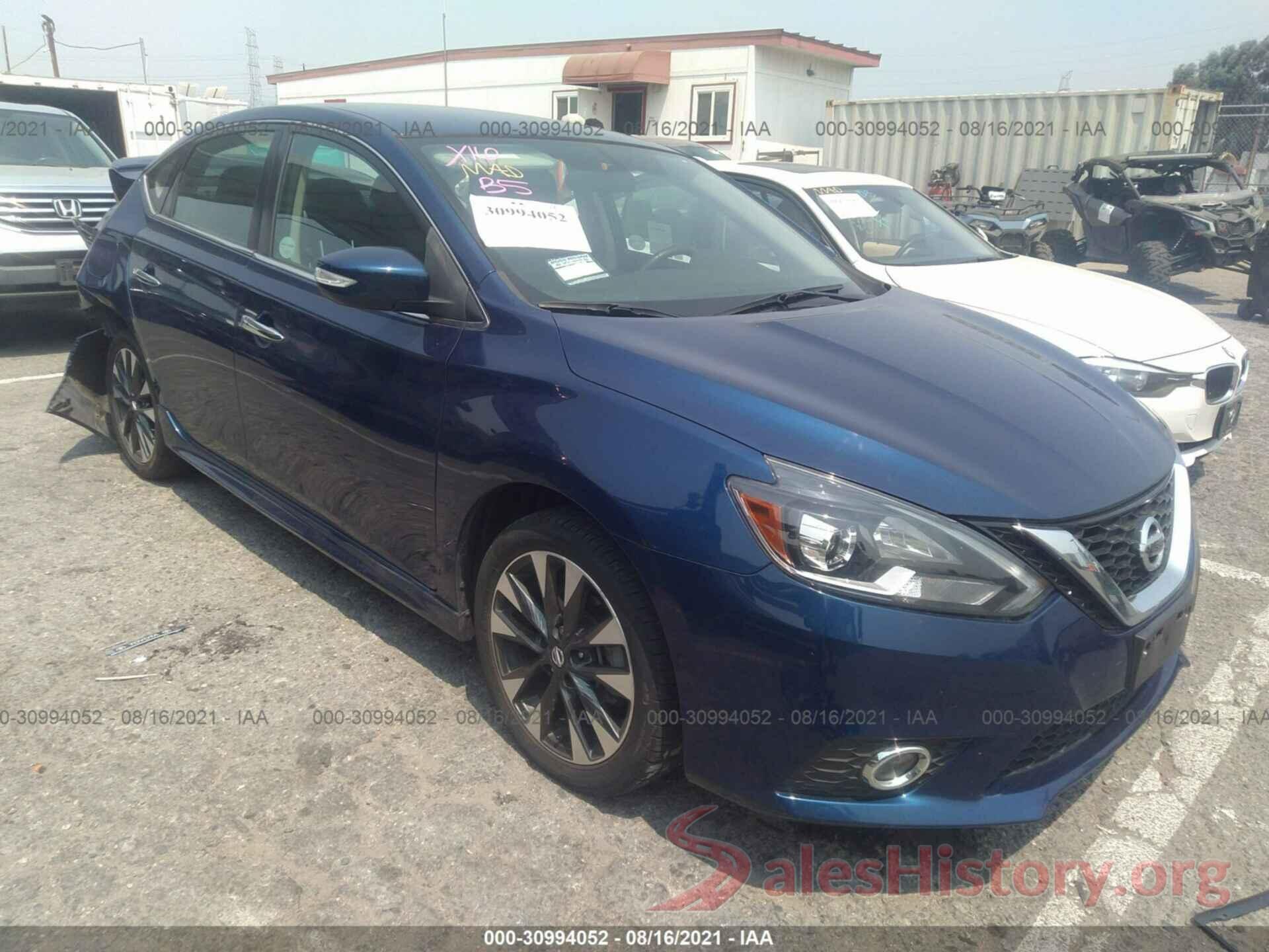 3N1AB7APXKY277284 2019 NISSAN SENTRA