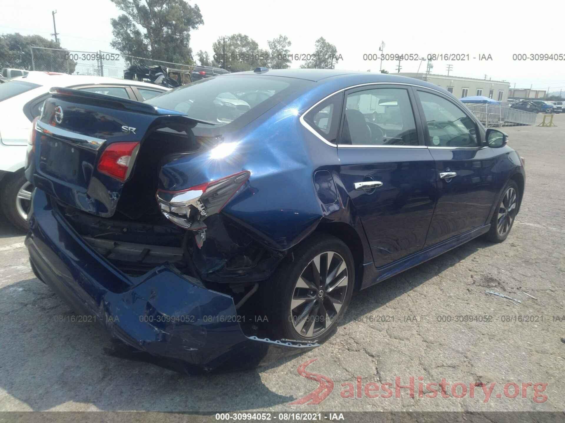 3N1AB7APXKY277284 2019 NISSAN SENTRA