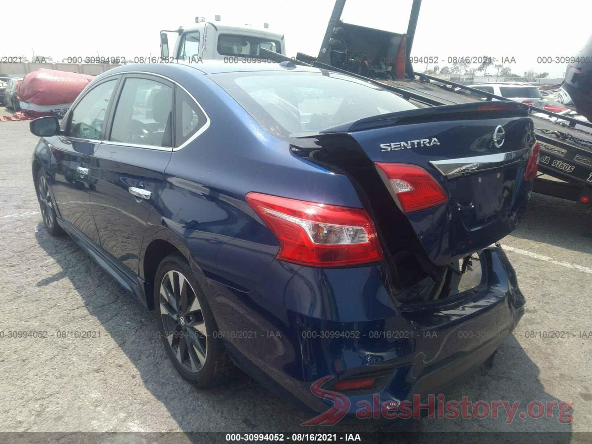 3N1AB7APXKY277284 2019 NISSAN SENTRA