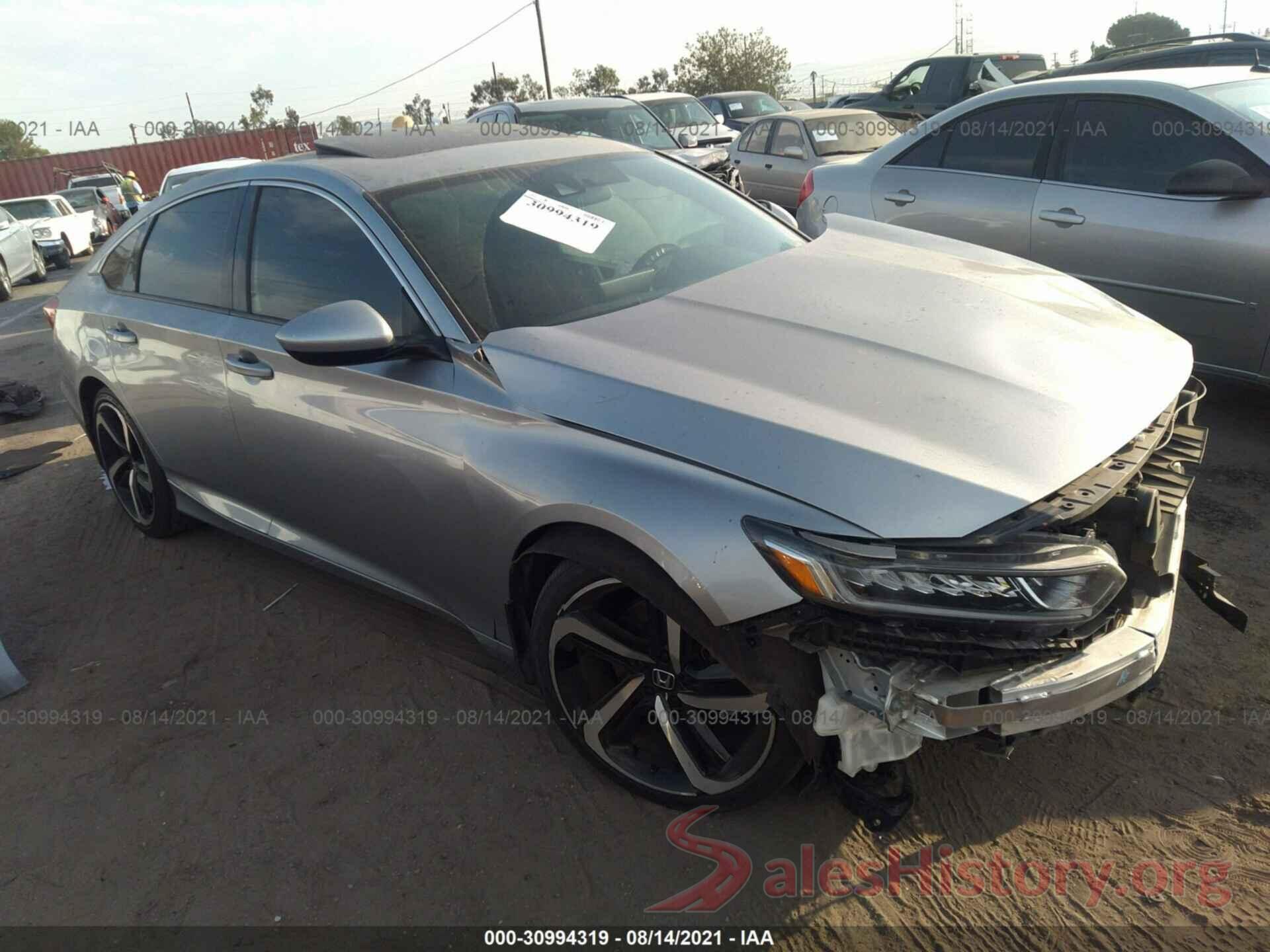 1HGCV2F39JA054583 2018 HONDA ACCORD SEDAN