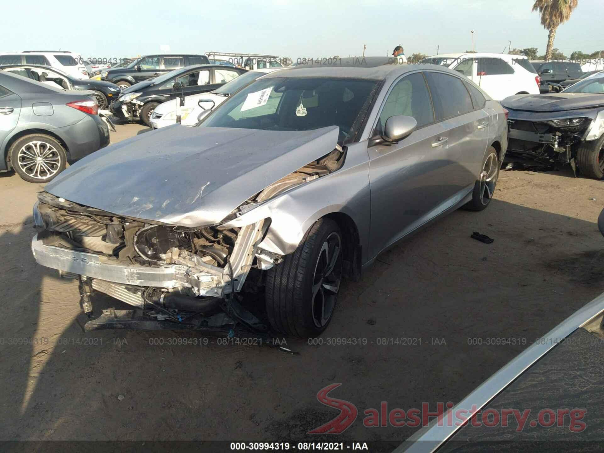 1HGCV2F39JA054583 2018 HONDA ACCORD SEDAN