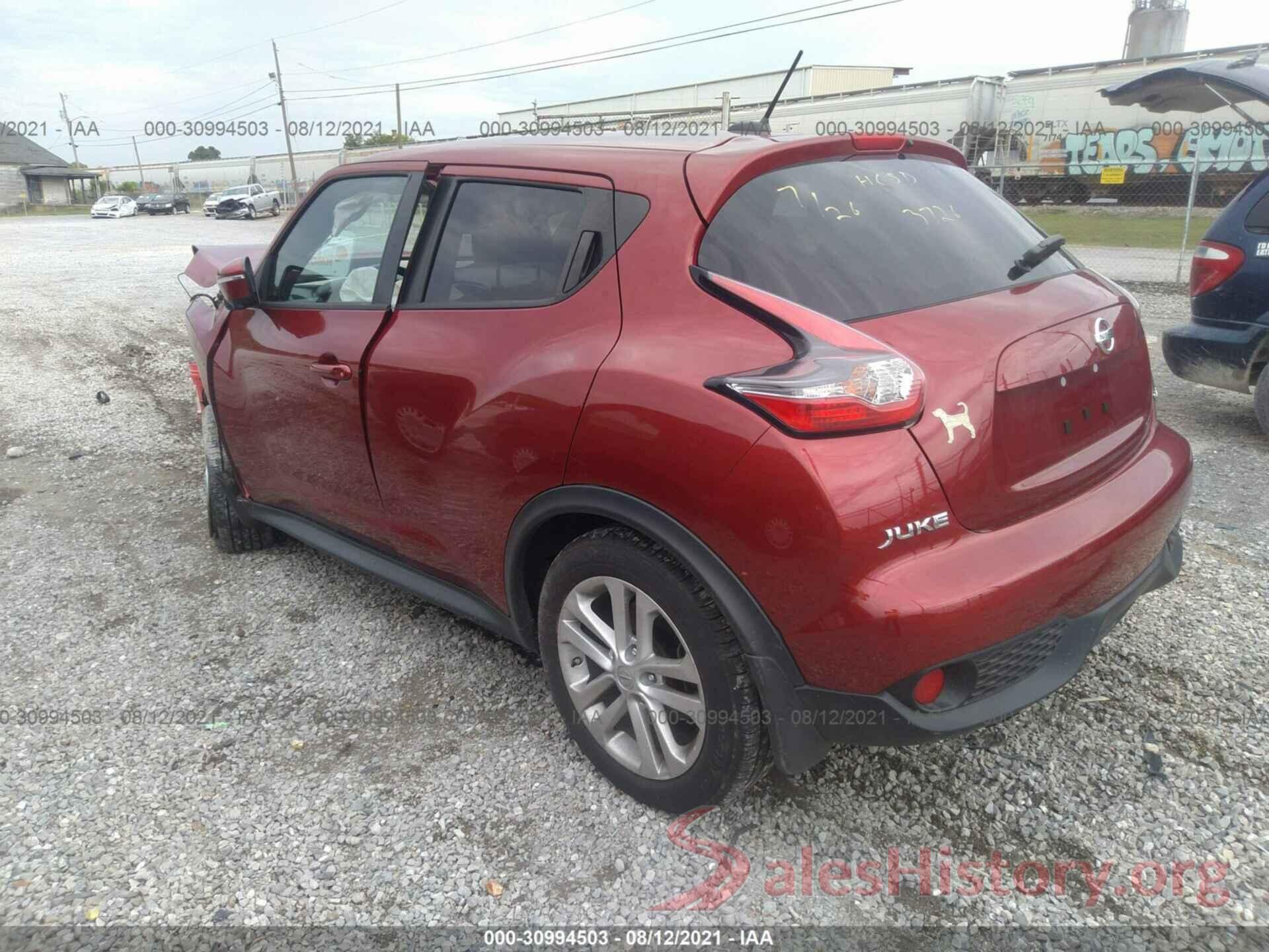 JN8AF5MV1GT653441 2016 NISSAN JUKE