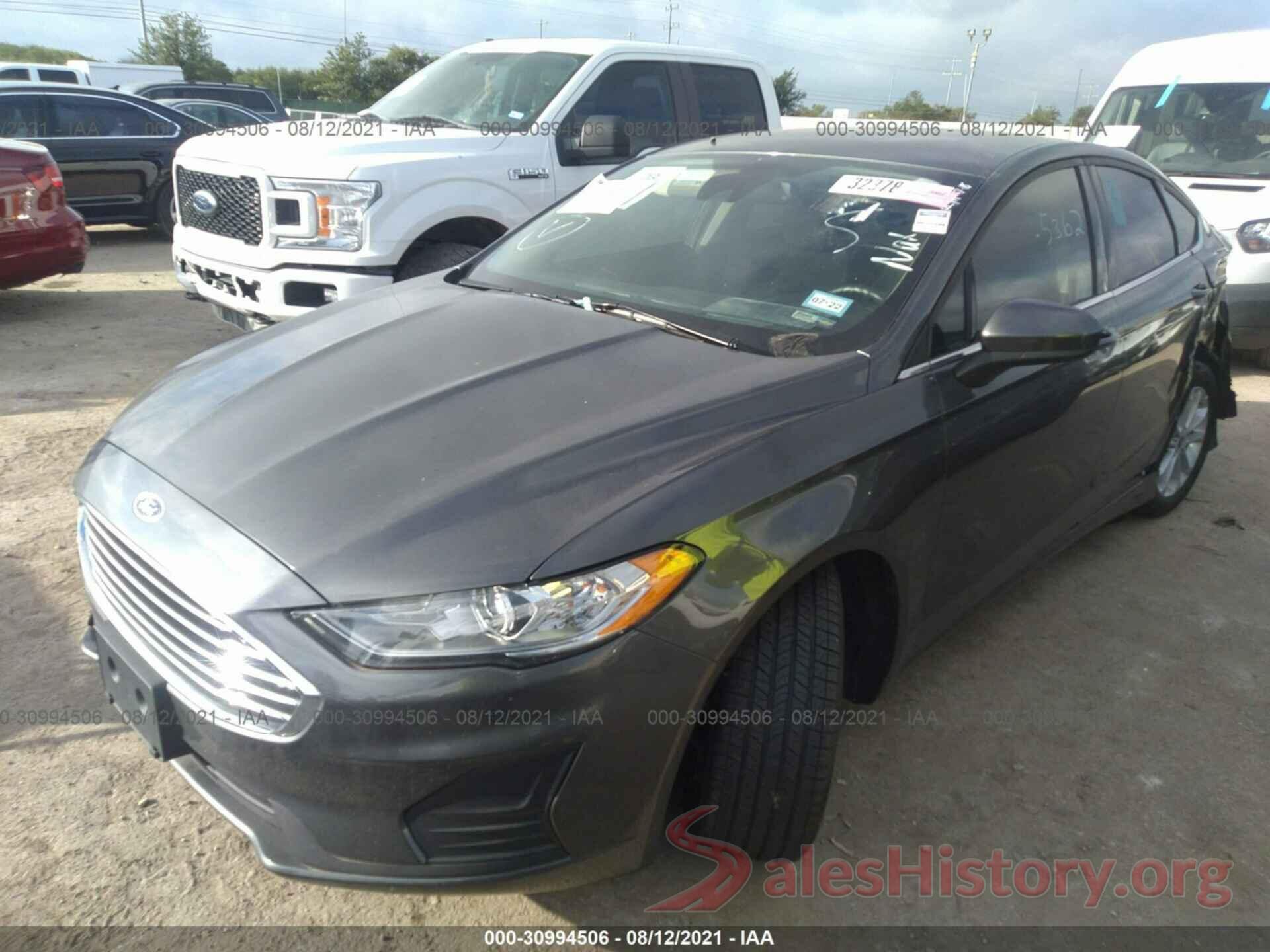 3FA6P0HD2LR258320 2020 FORD FUSION