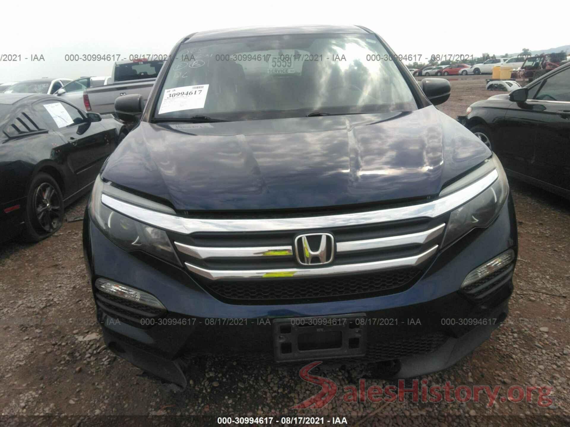 5FNYF5H12GB045402 2016 HONDA PILOT