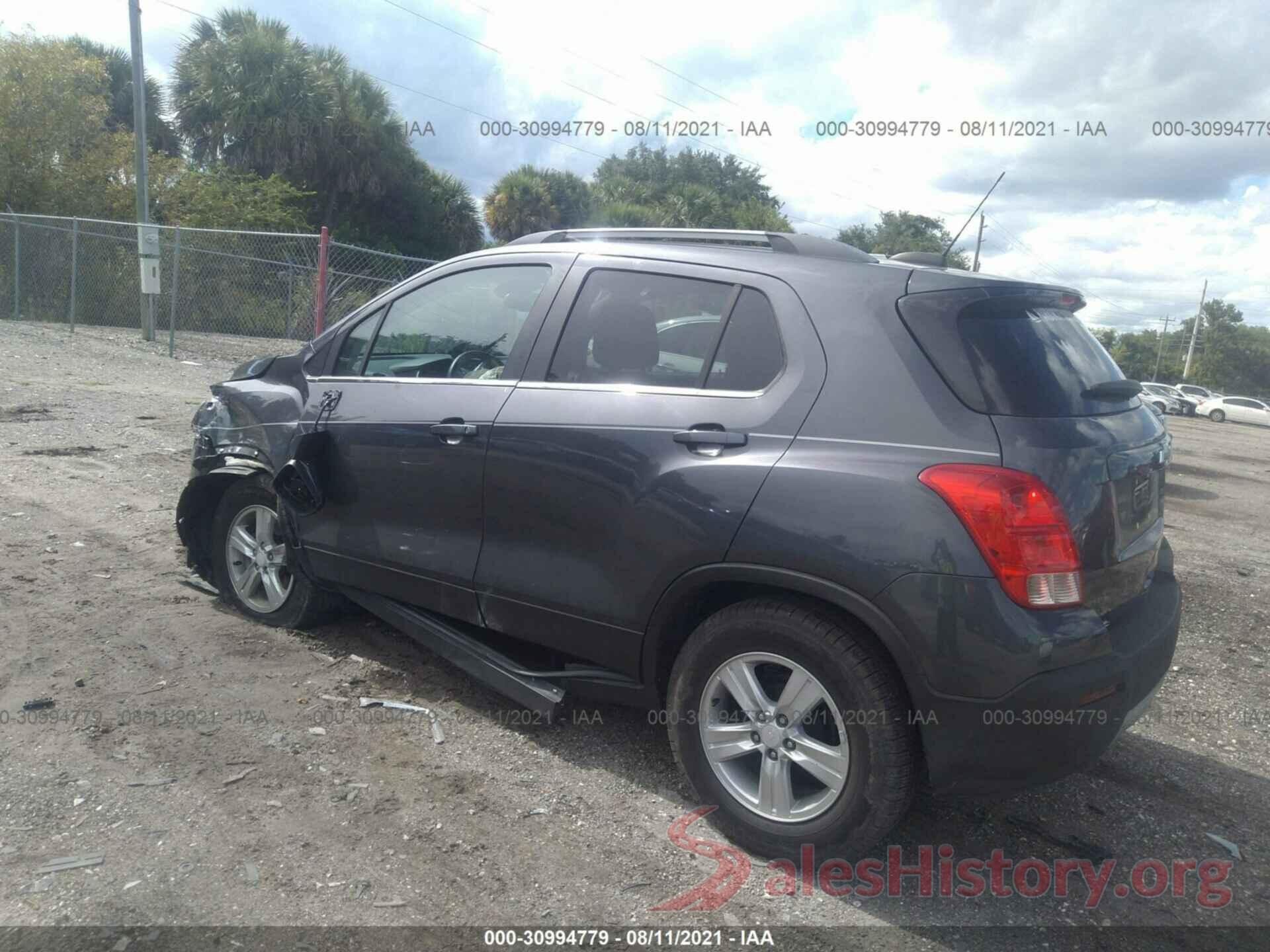 3GNCJLSB3GL258527 2016 CHEVROLET TRAX