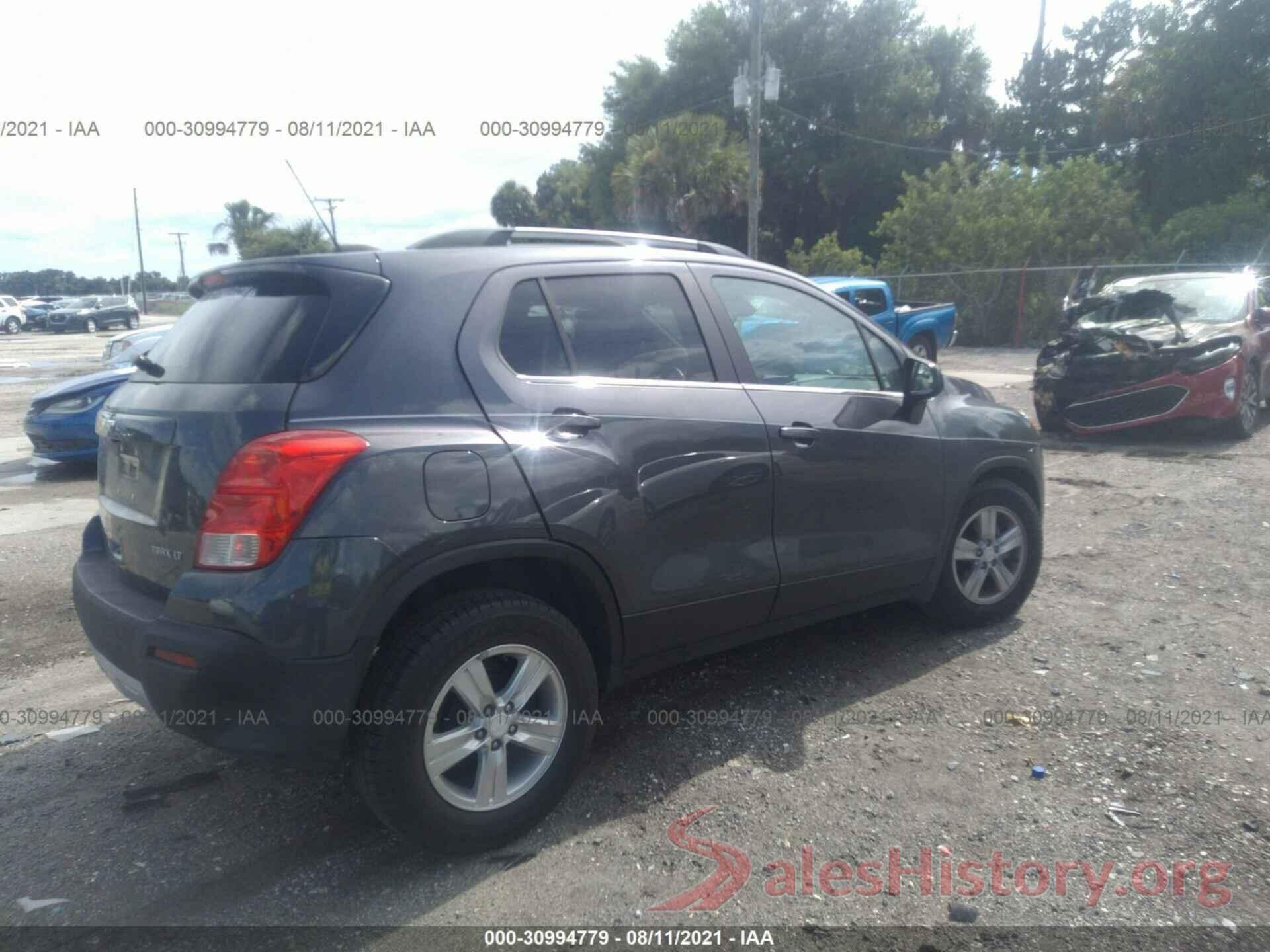 3GNCJLSB3GL258527 2016 CHEVROLET TRAX