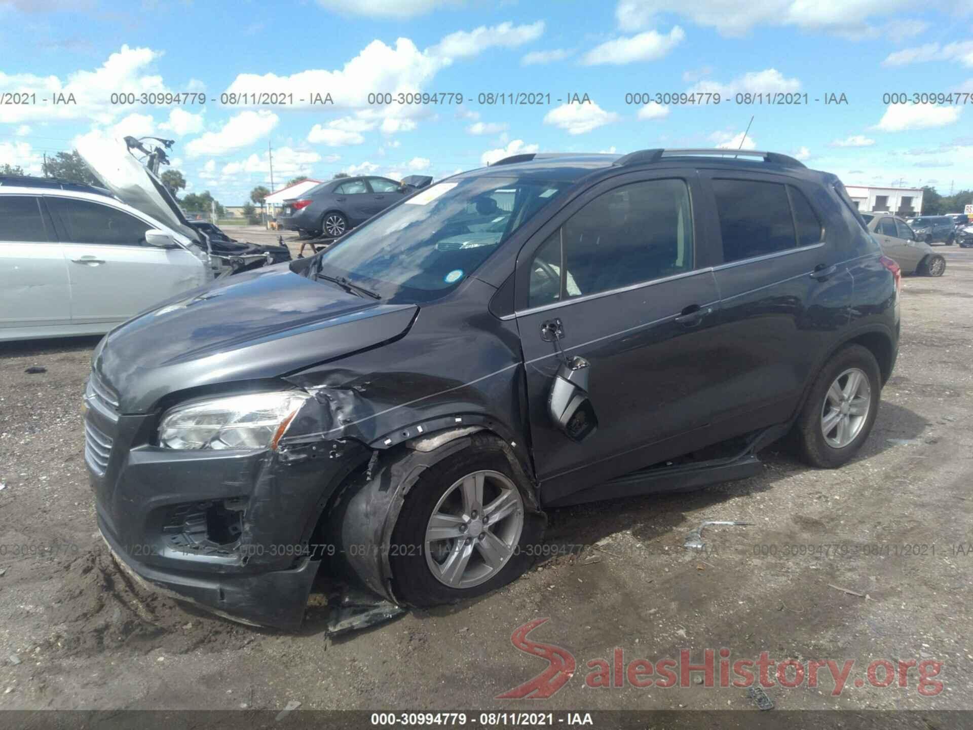 3GNCJLSB3GL258527 2016 CHEVROLET TRAX