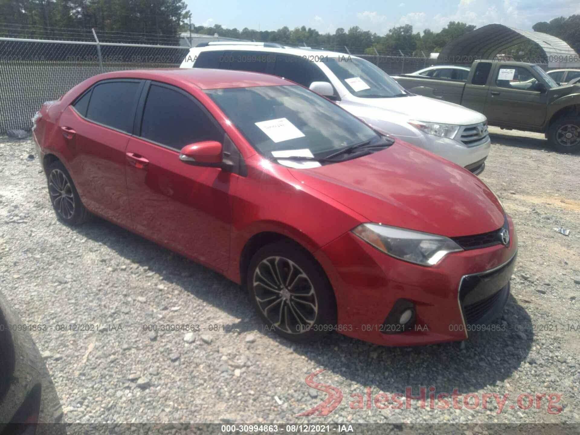 2T1BURHE0GC625046 2016 TOYOTA COROLLA