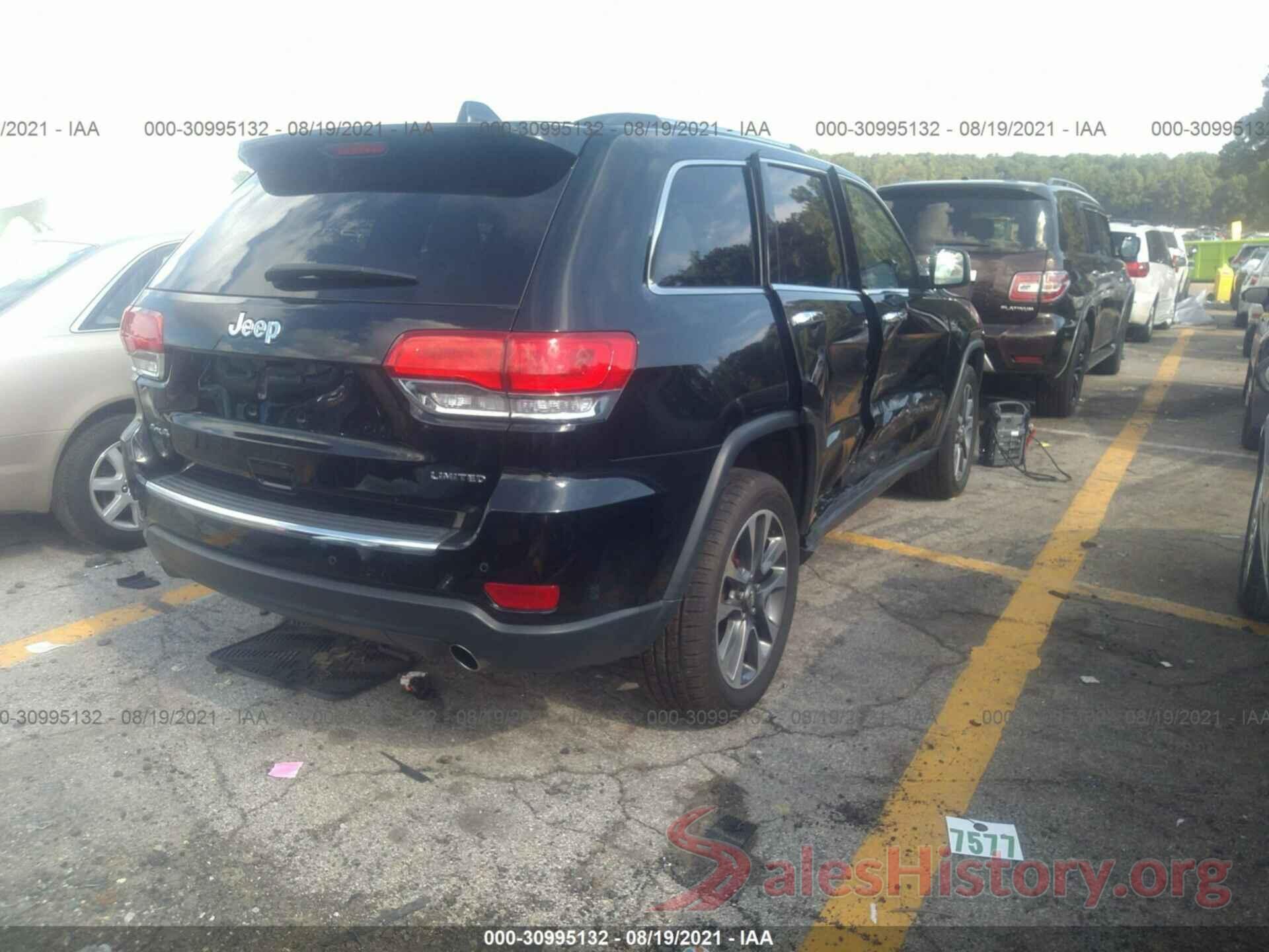 1C4RJFBG8JC144803 2018 JEEP GRAND CHEROKEE