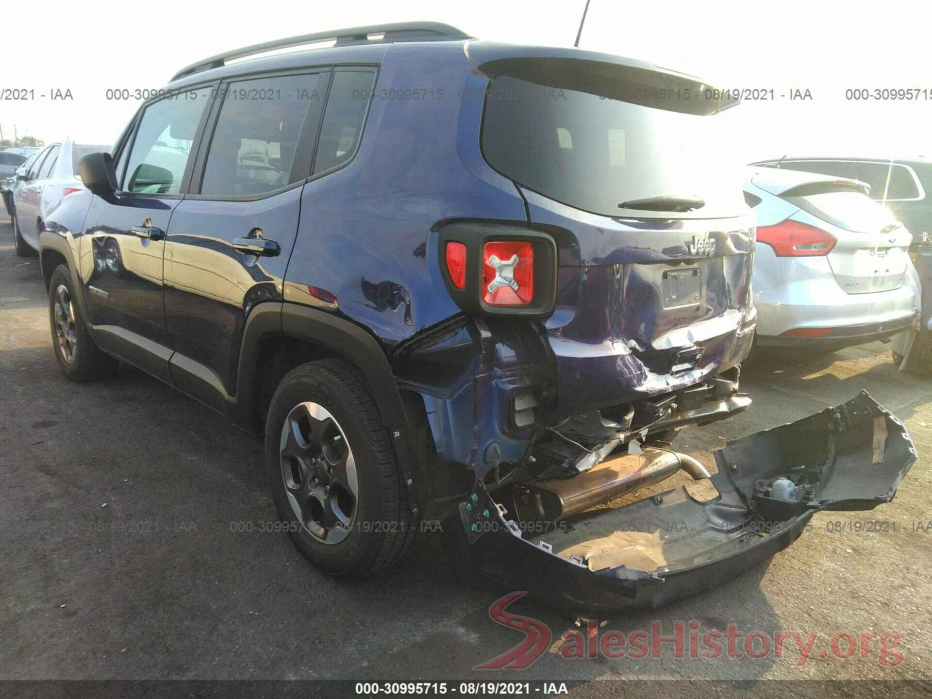 ZACCJAABXJPG74927 2018 JEEP RENEGADE