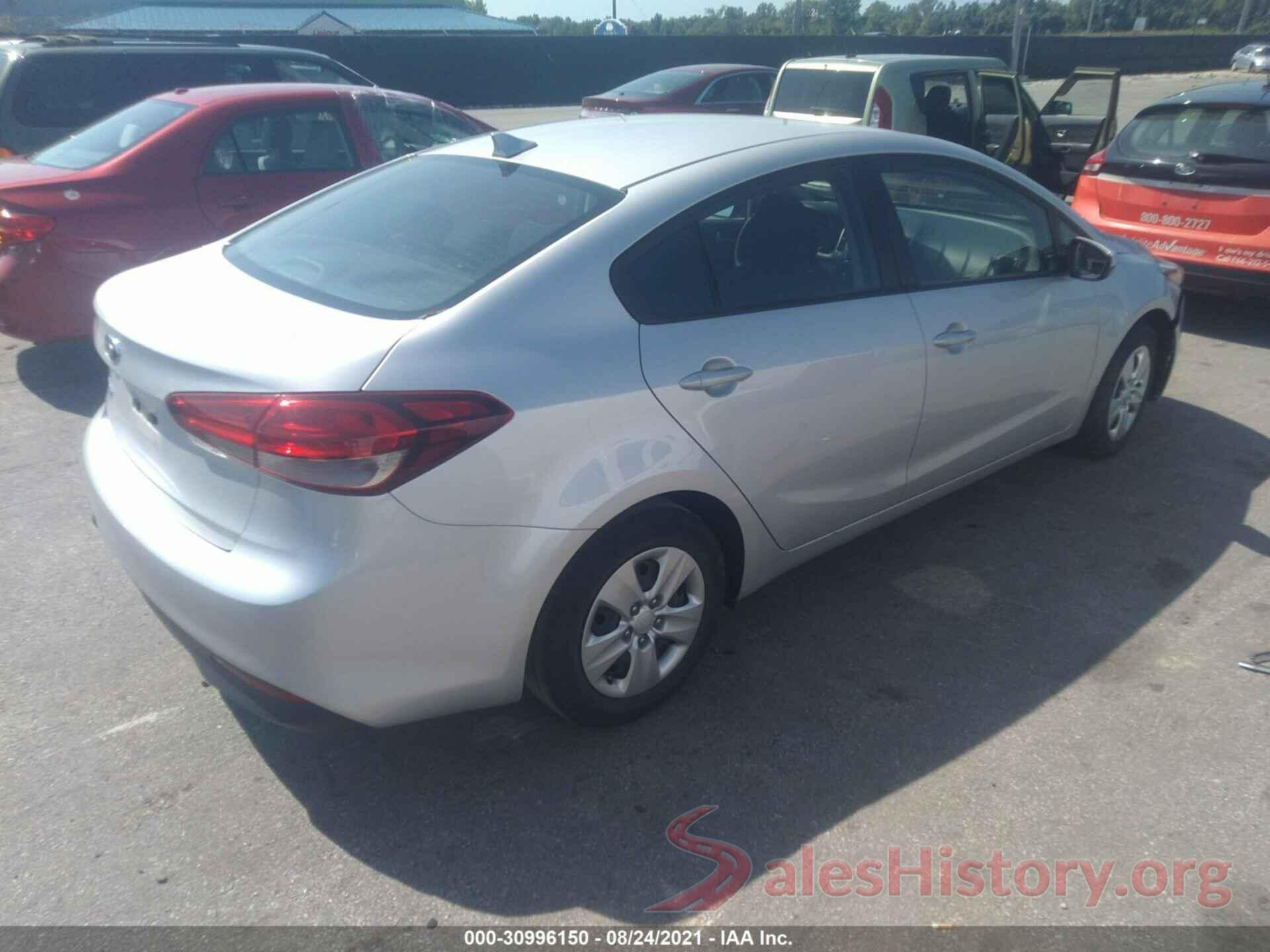 3KPFK4A72JE254597 2018 KIA FORTE