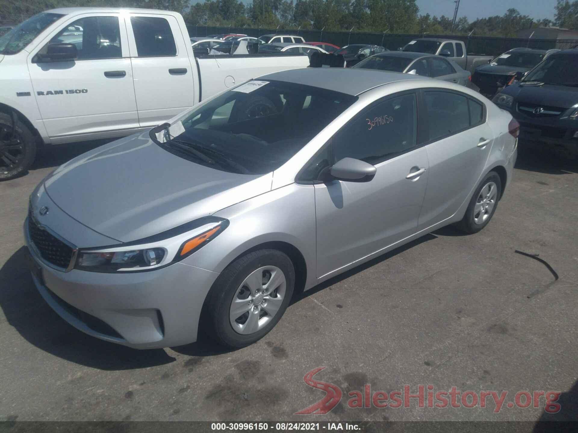 3KPFK4A72JE254597 2018 KIA FORTE