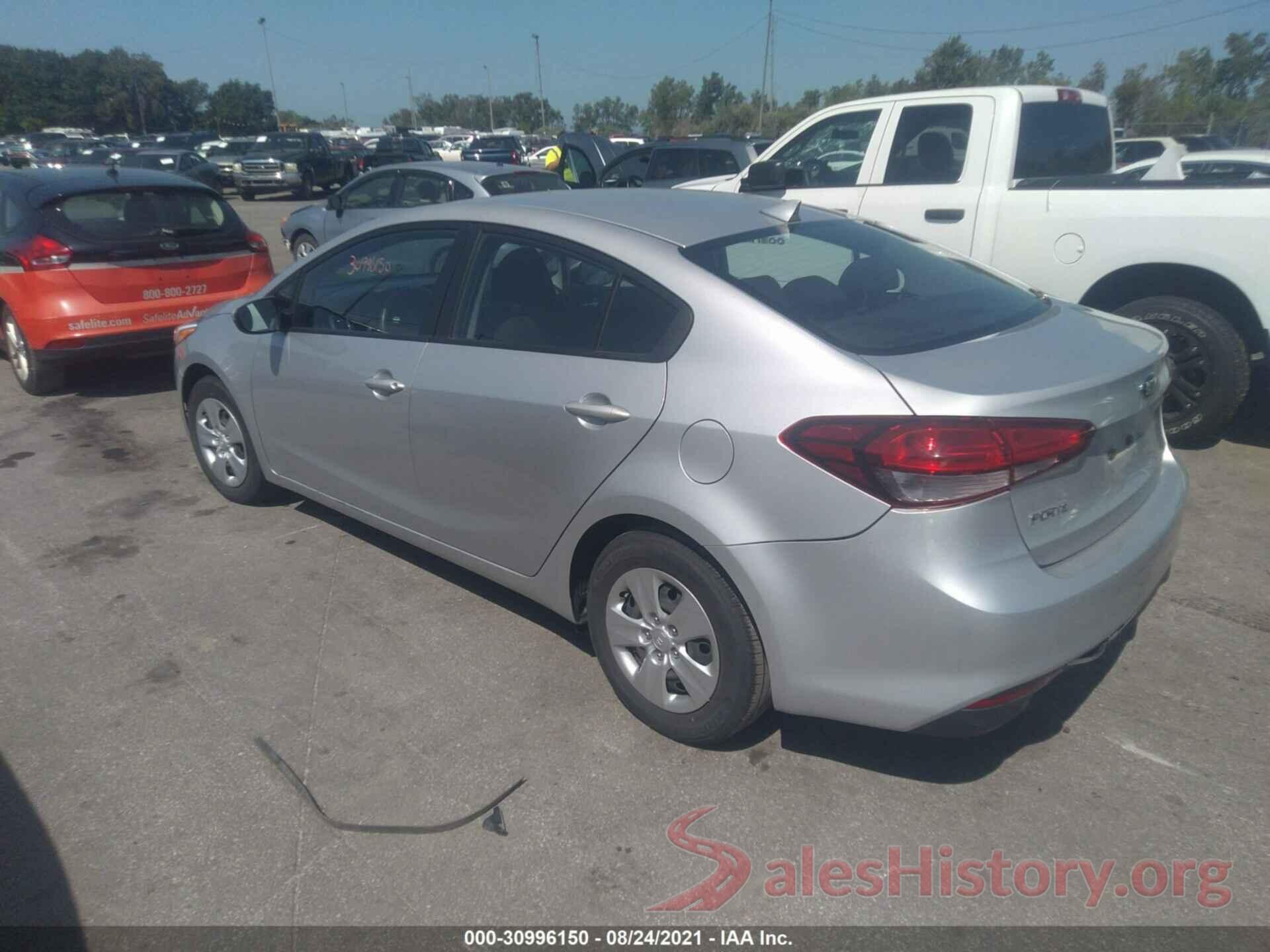 3KPFK4A72JE254597 2018 KIA FORTE